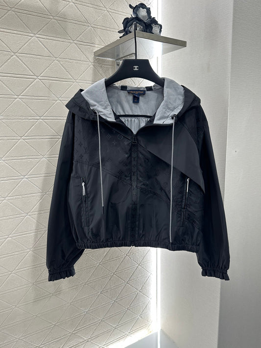2025 Autumn New Hooded Jacquard Jacket