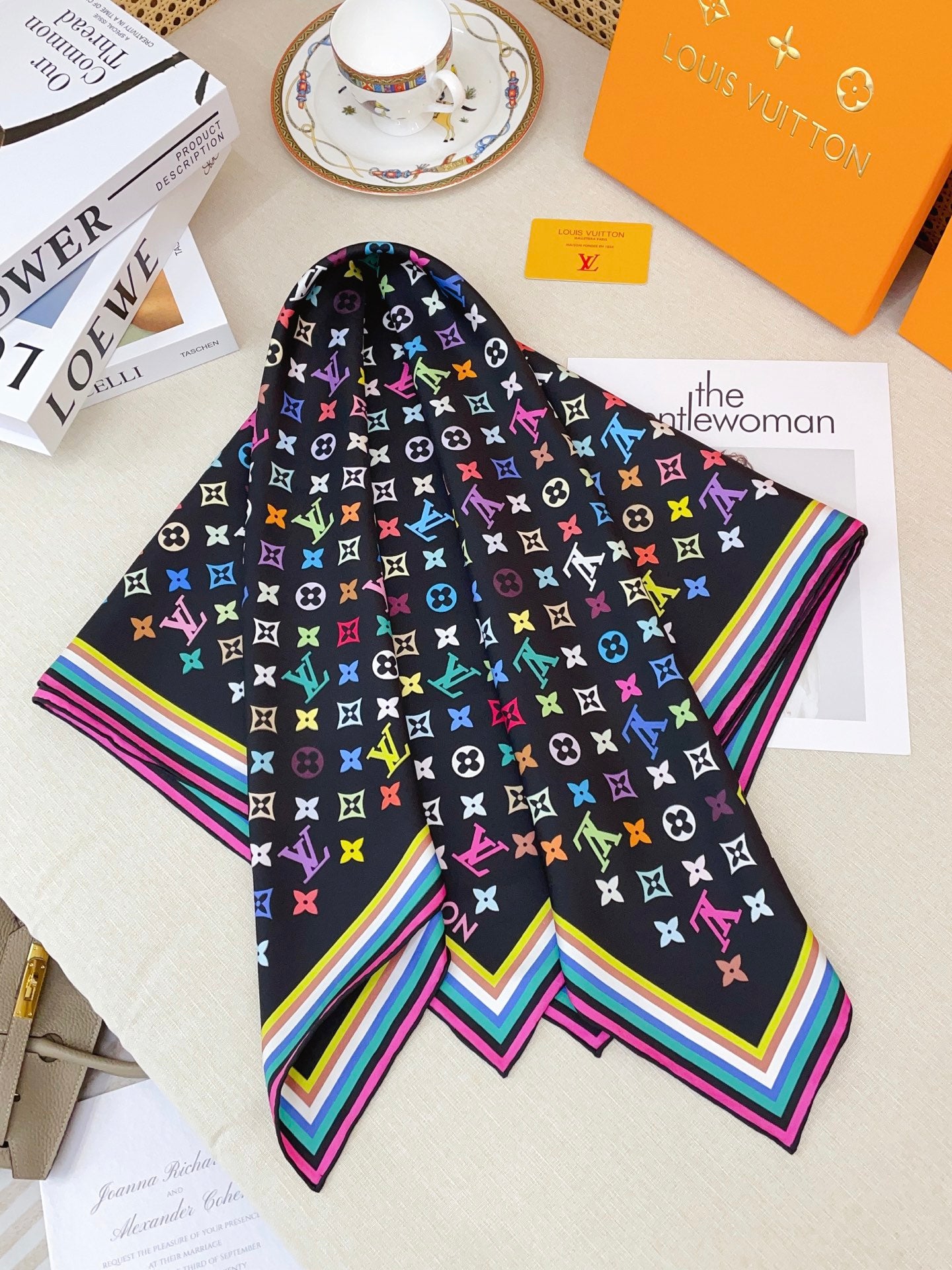 25 Summer New Twill Silk Square Scarf