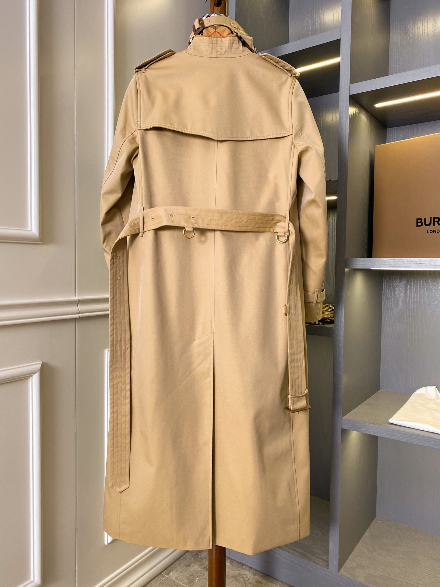 BU 25 Heritage Trench Long Windbreaker