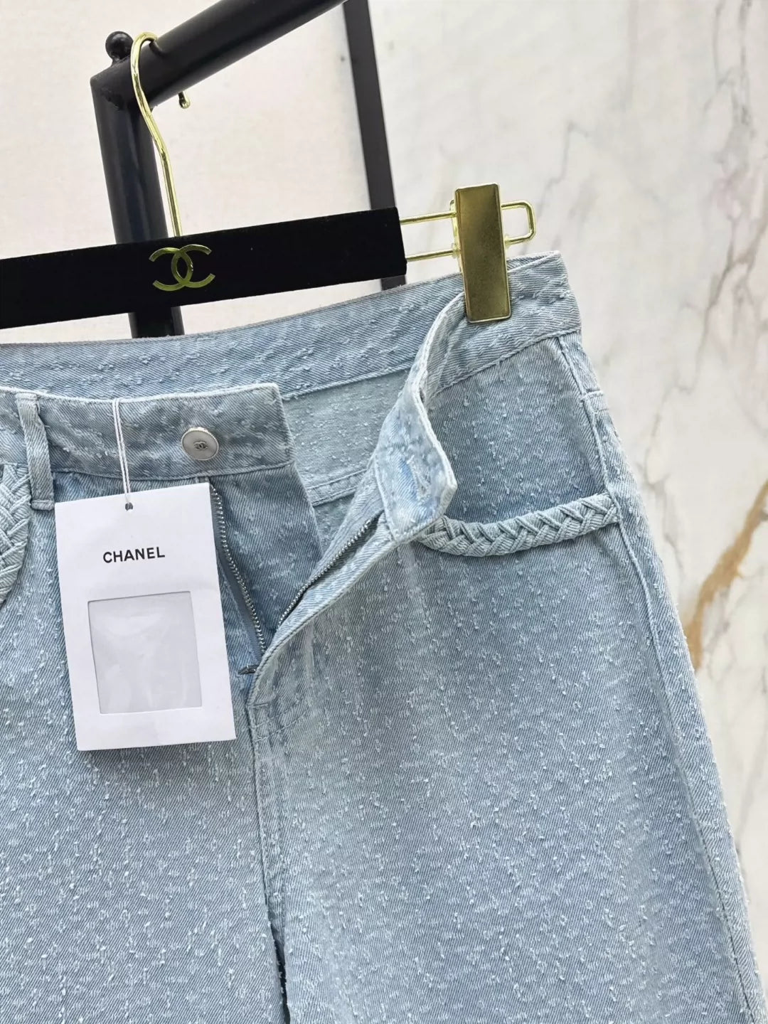 c 25 Frühling/Sommer Neueste Custom Fabric Straight Leg Jeans