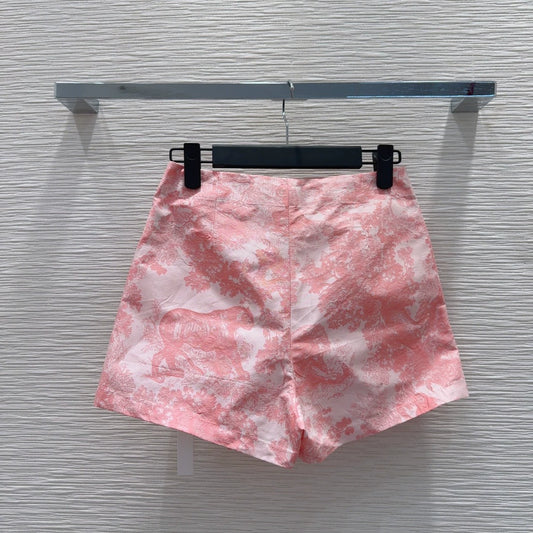 D 25 Nouveau pantalon habillé boutonné imprimé