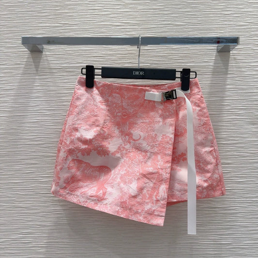 D 25 Nouveau pantalon habillé boutonné imprimé
