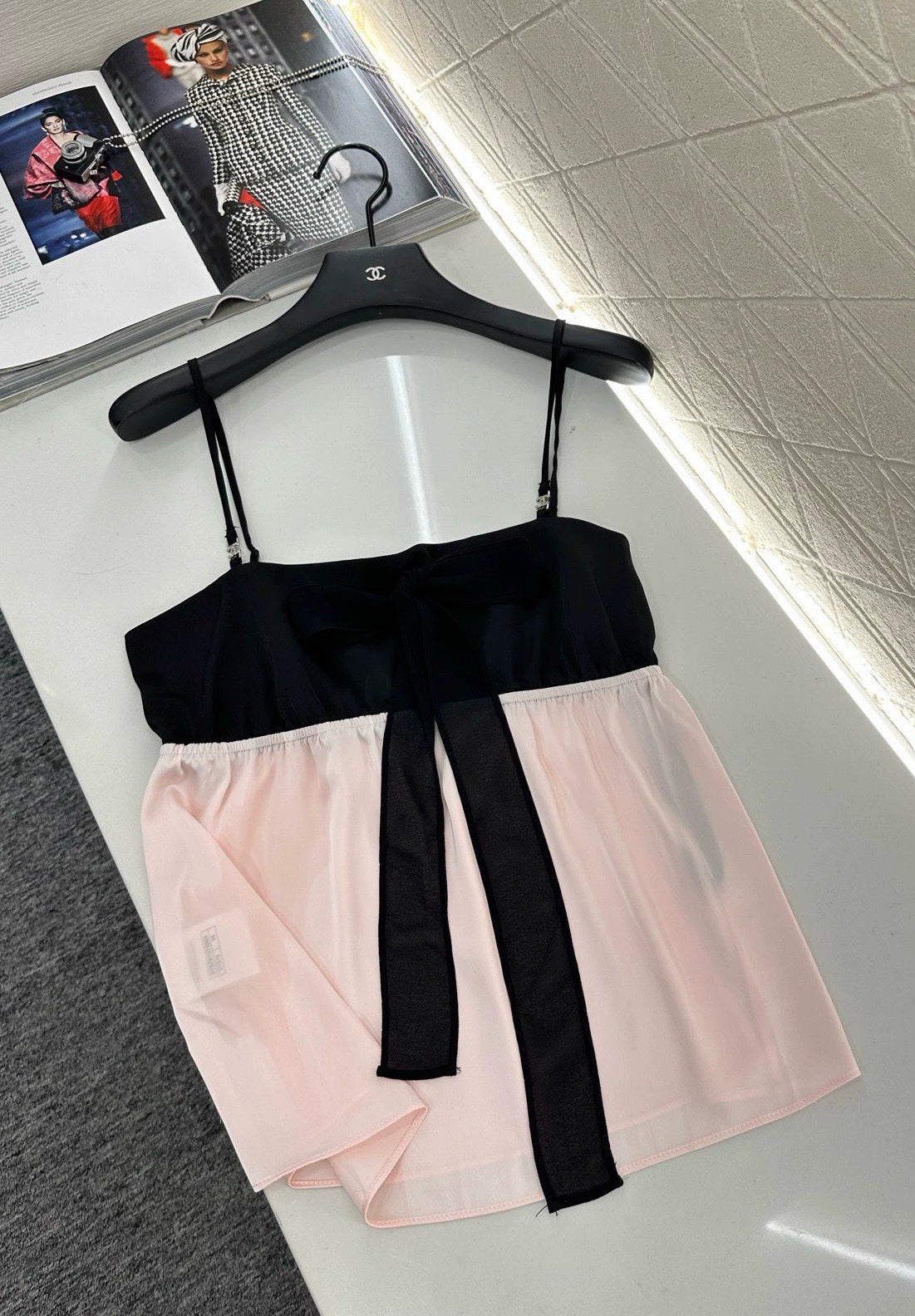 C 25 Colorblock Bow Camisole