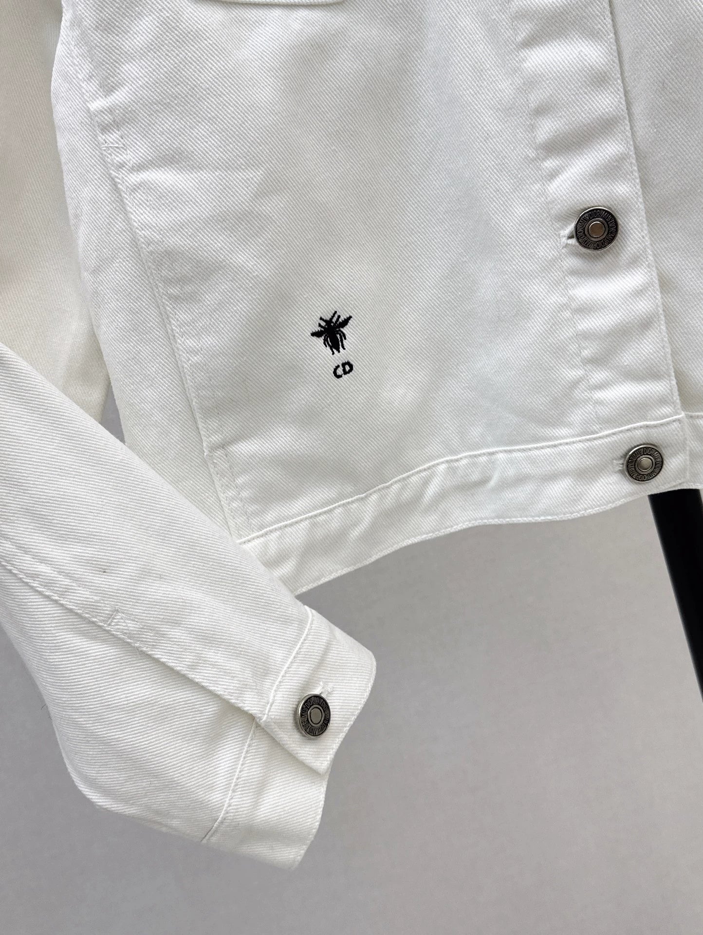 D 25Ss Early Fall New Back Print Denim Jacket(white green pink)