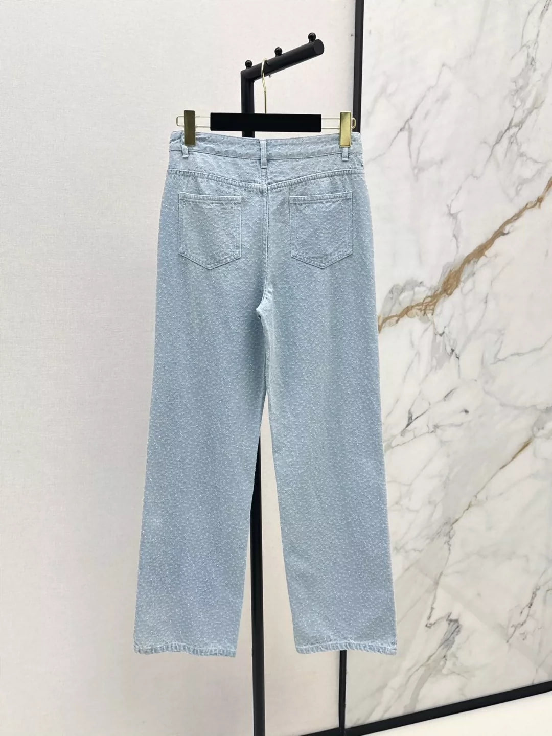 c 25 Frühling/Sommer Neueste Custom Fabric Straight Leg Jeans