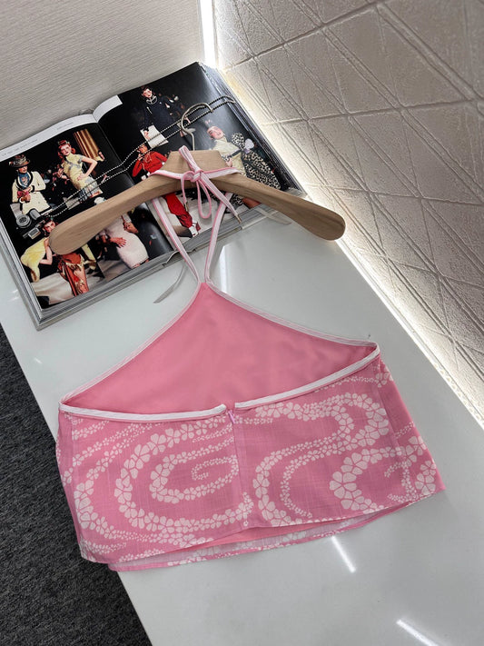 C 25 Gilet licou imprimé