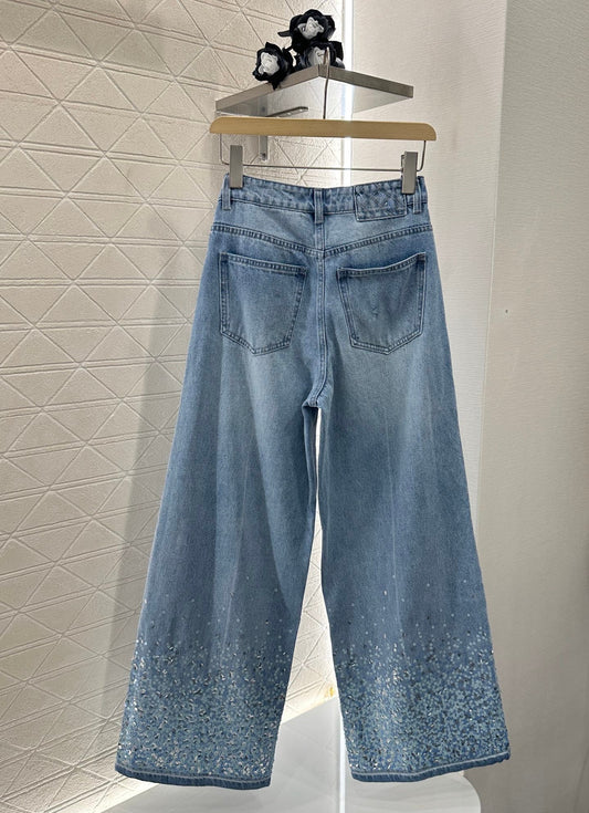 C 2025 neues Produkt Schwere Paillettenjeans
