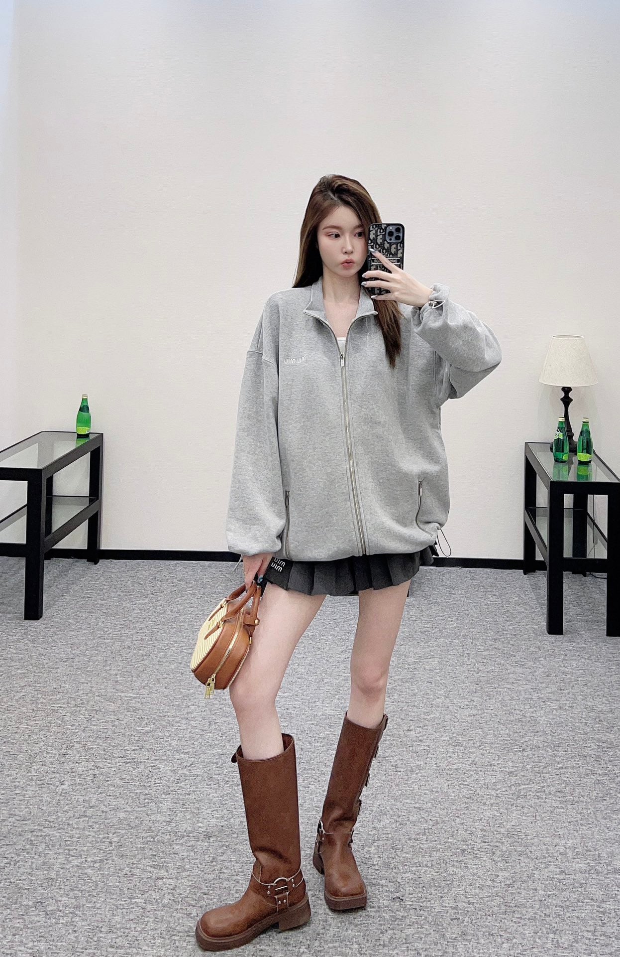 M 2025 new product Drawstring sweater jacket