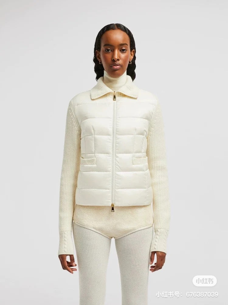 Mon 2025 New Arrival Zip-Up Down Jacket