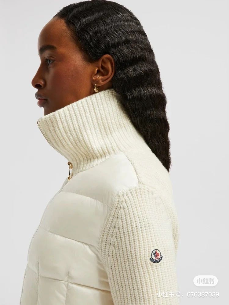 Mon 2025 New Arrival Zip-Up Down Jacket