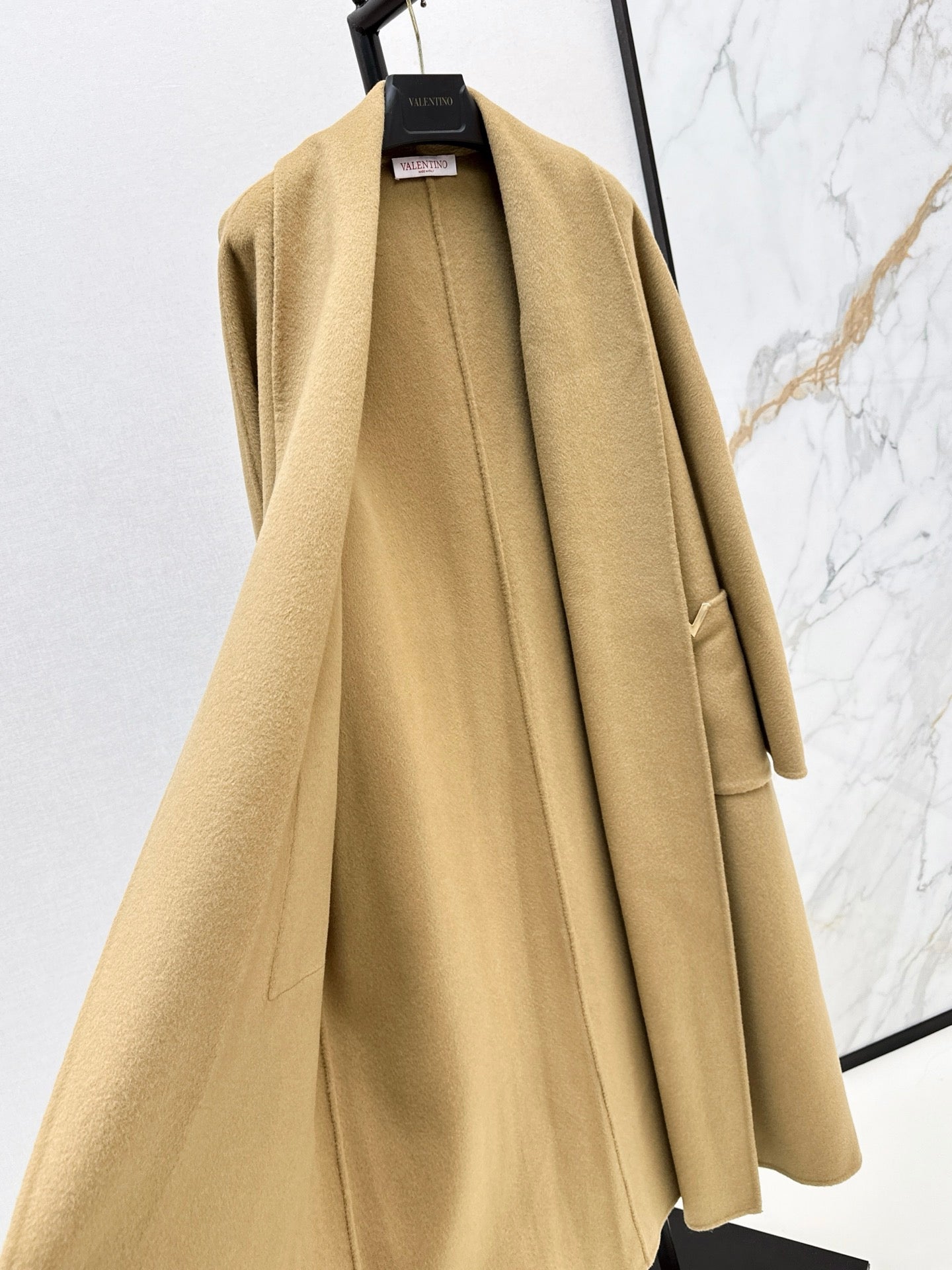Val 25 New double-faced wool coat(KHAKI/WHITE/BLACK)