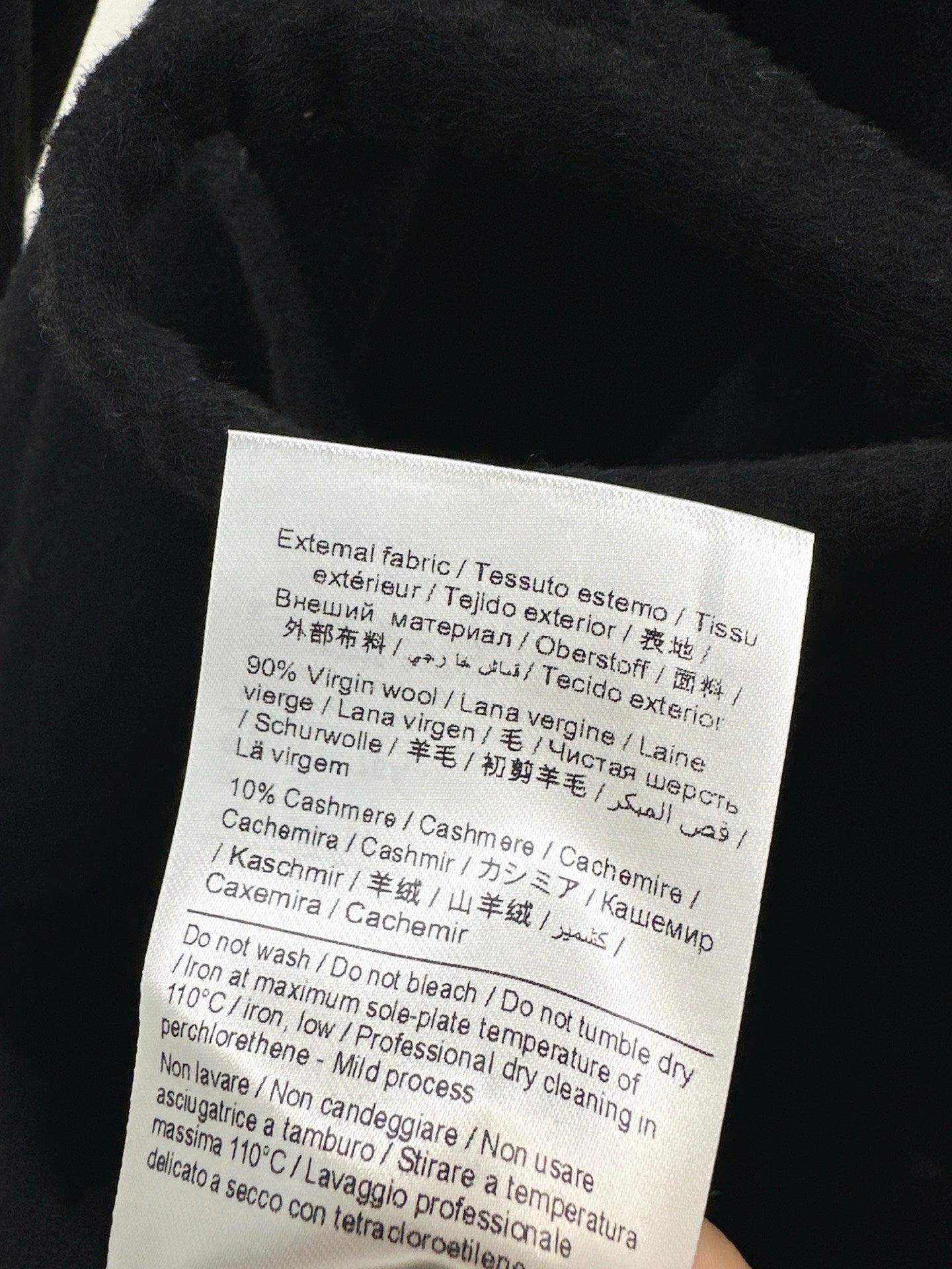 Val 25 New double-faced wool coat(KHAKI/WHITE/BLACK)