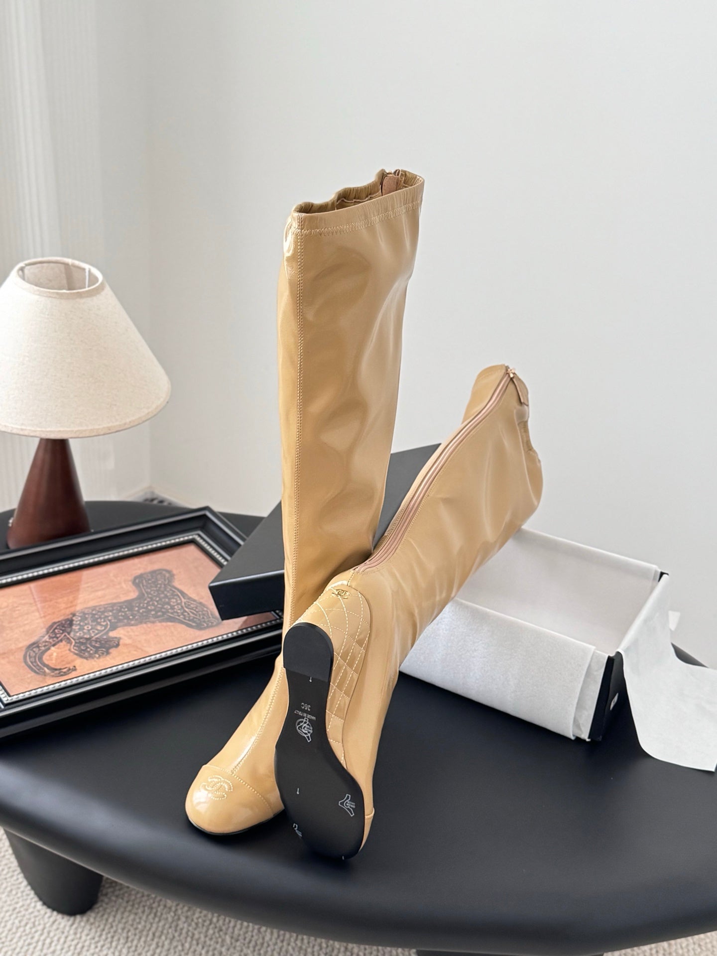 C 25K new wedge boots(BLACK/RED/KHAKI/BEIGI)