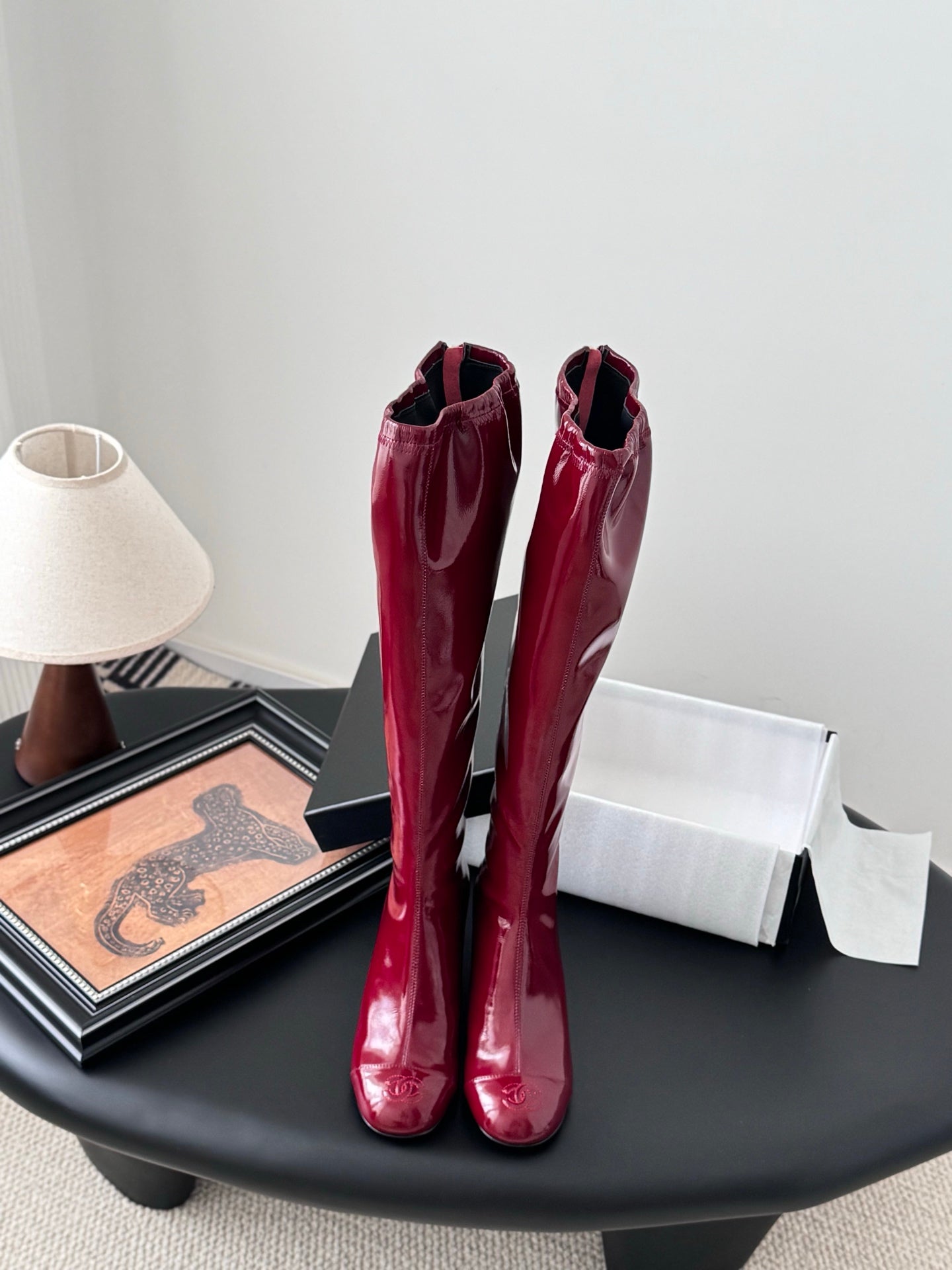 C 25K new wedge boots(BLACK/RED/KHAKI/BEIGI)