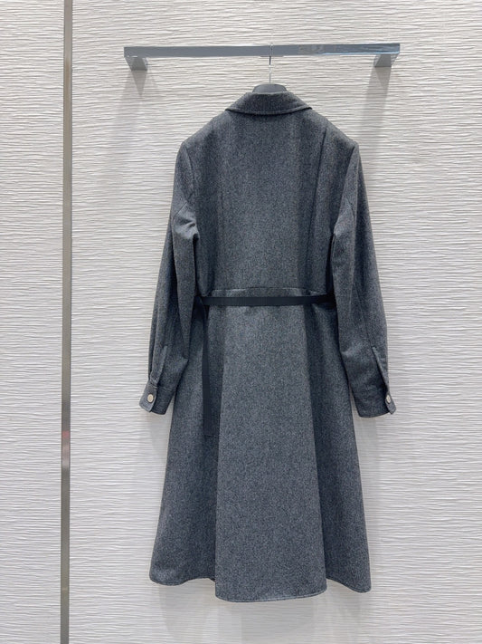 Di 25fw New Multi-Pocket Wool Dress(KAHKI/GRAY)