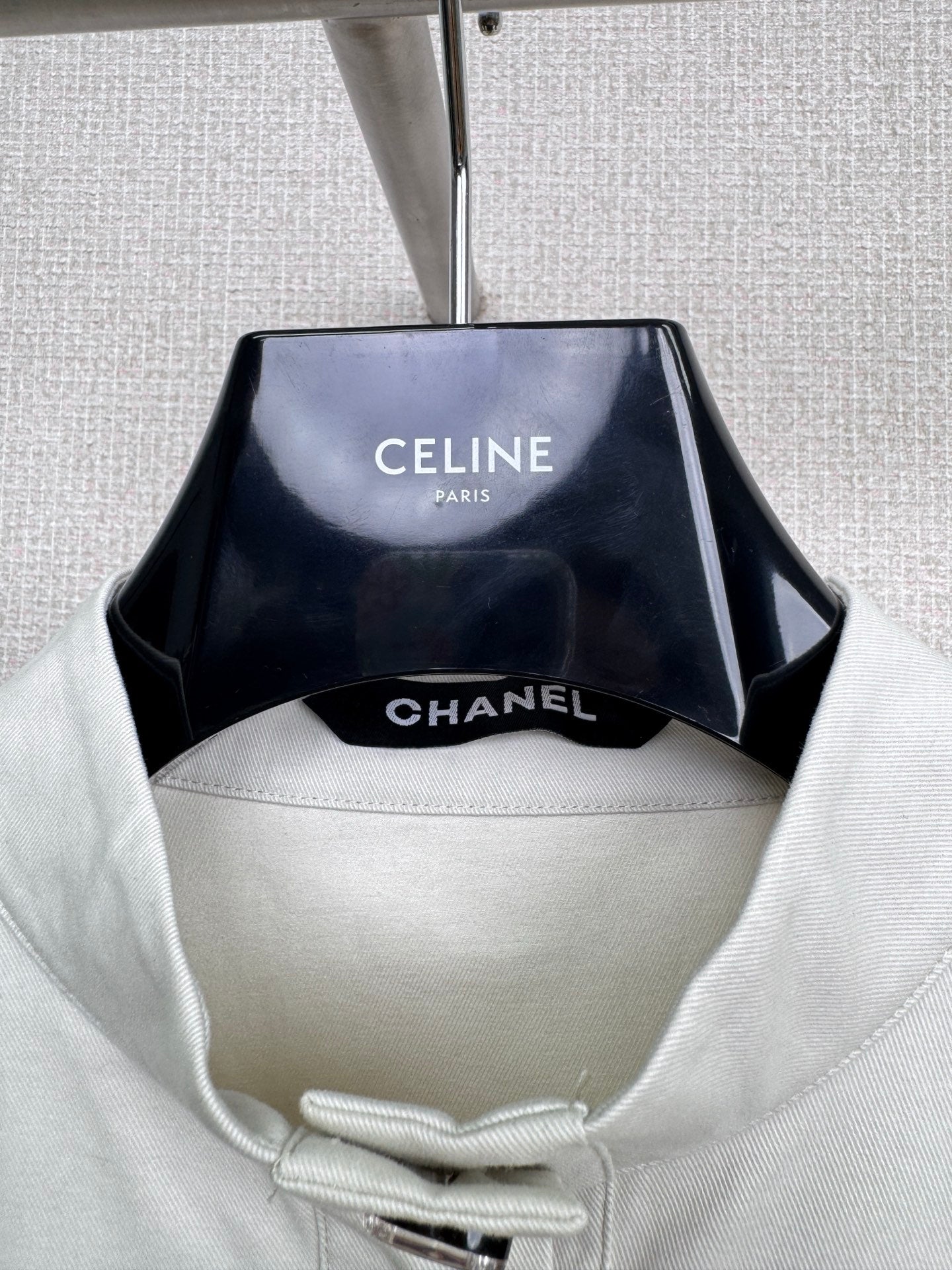 C 25 New vintage collection high collar waist shirt(BLUE/GRAY)