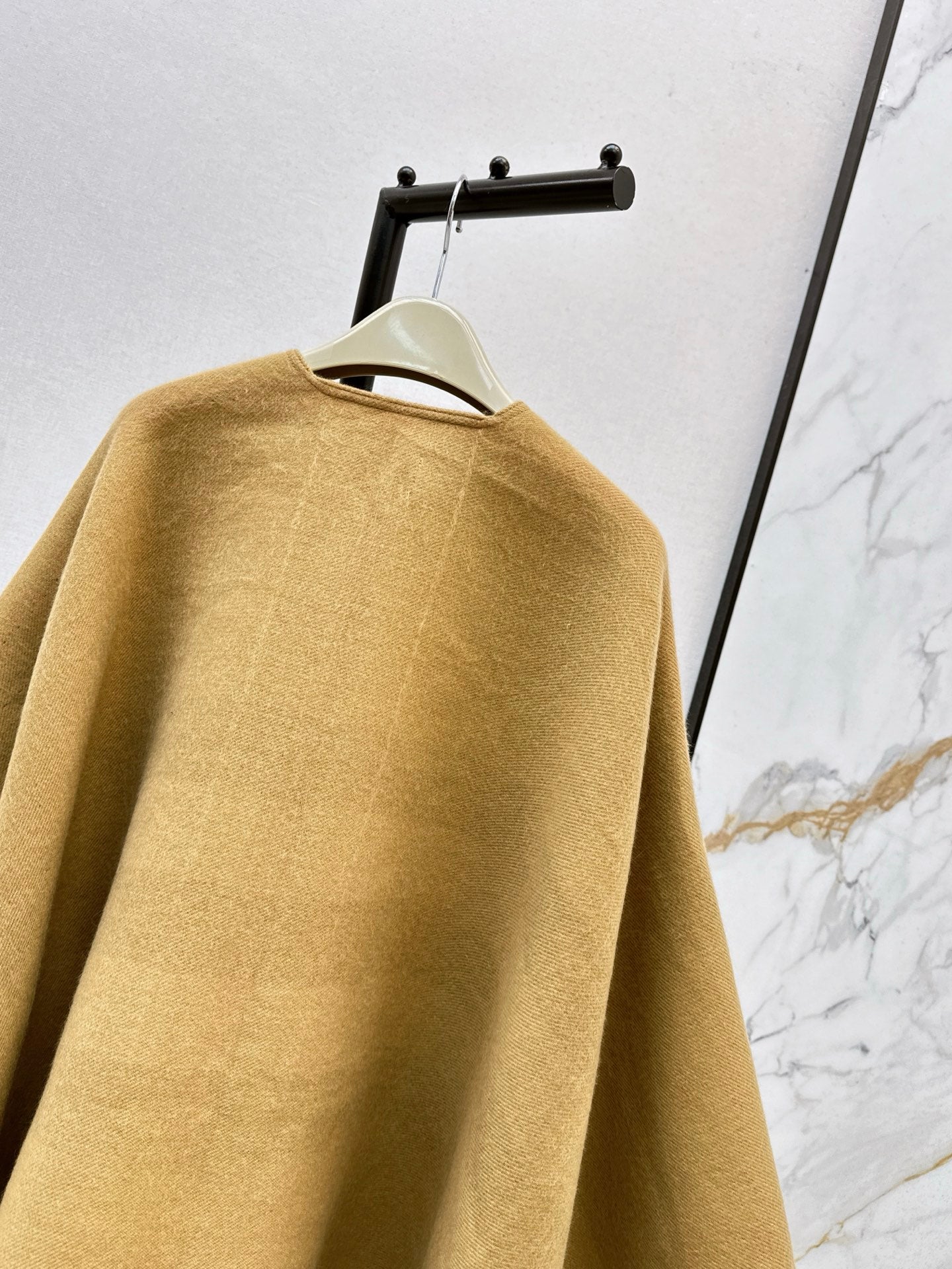 Bur 25 Classic Cashmere Cape Shawl Coat