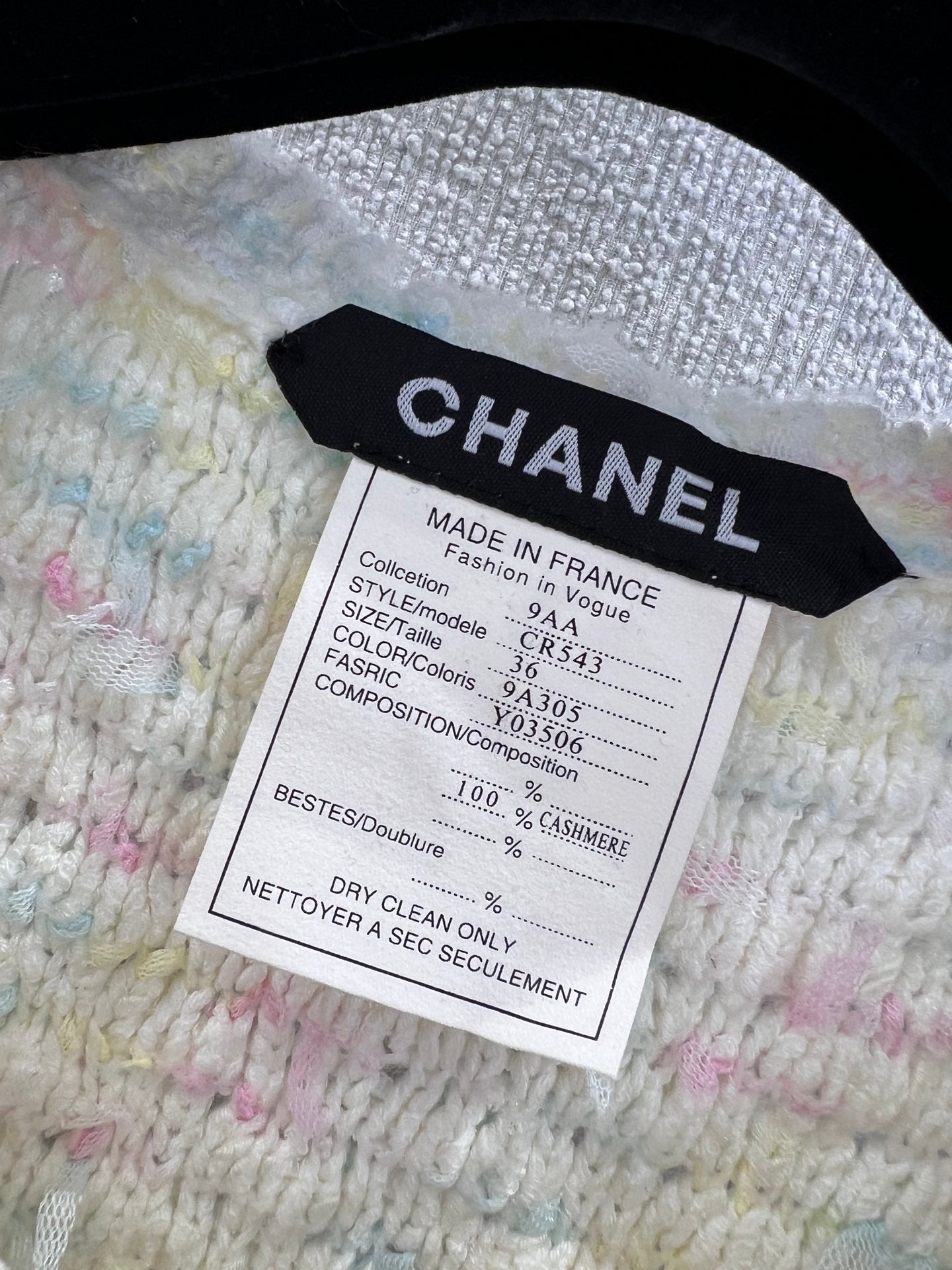 C 25B New Cashmere Cardigan High-end Handicraft Series