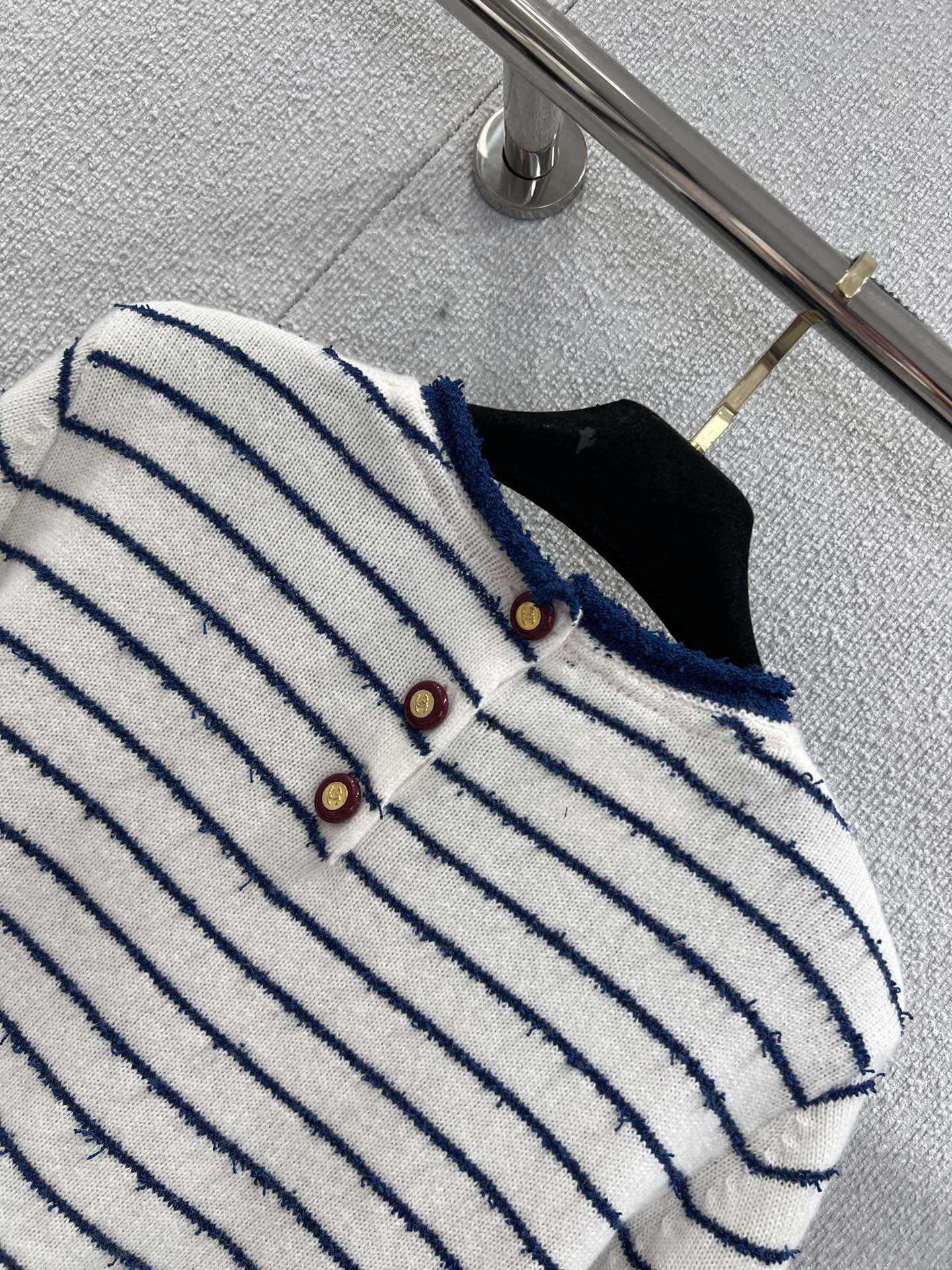 C 25B New Cute Rabbit Jacquard Striped Knitted Sweater Advanced Handicraft Series