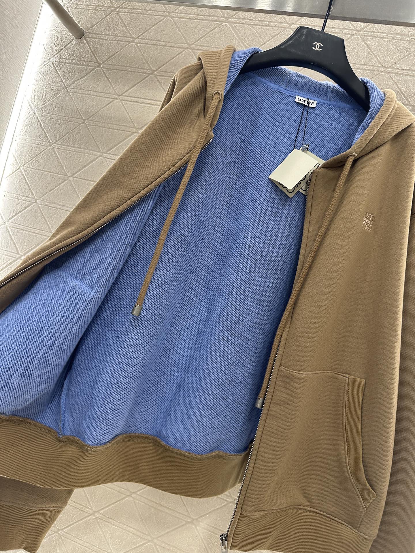 Lo 25 Hooded zip-up sweatshirt