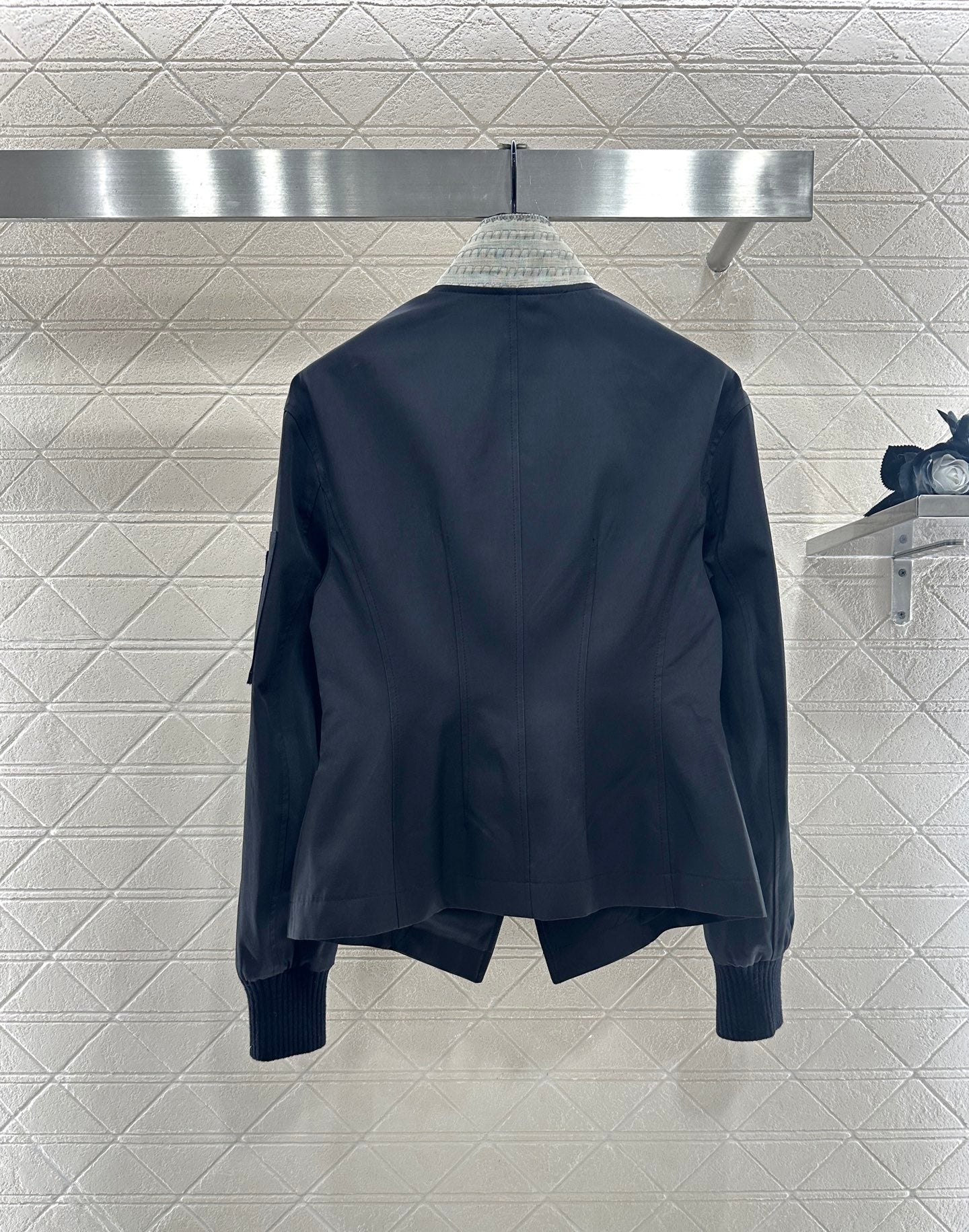 Di 25 Stand collar slim fit jacket