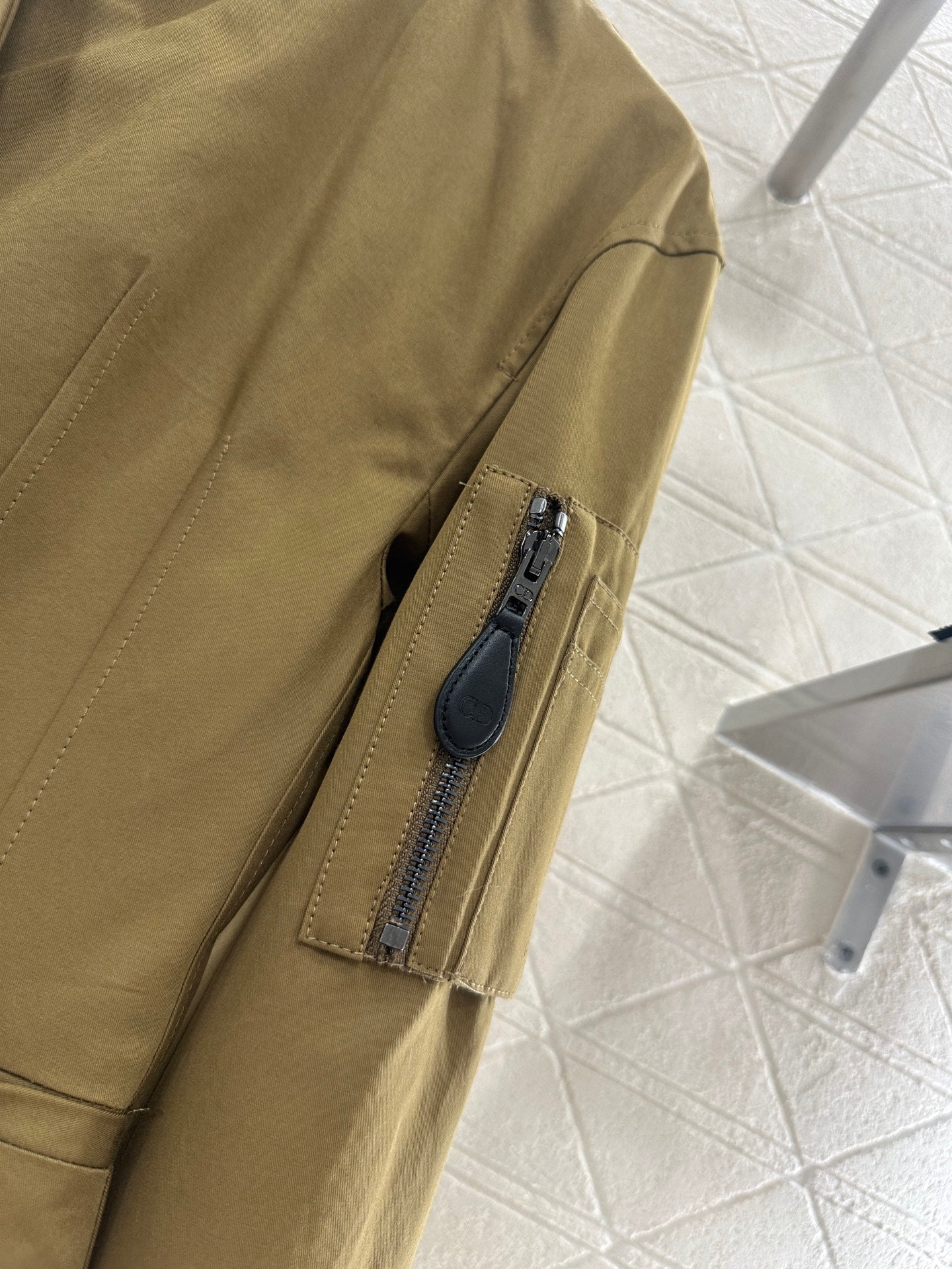 Di 25 Stand collar slim fit jacket
