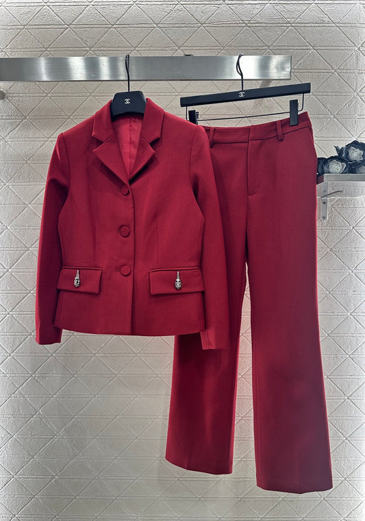 Gu 25 suit jacket and trousers set