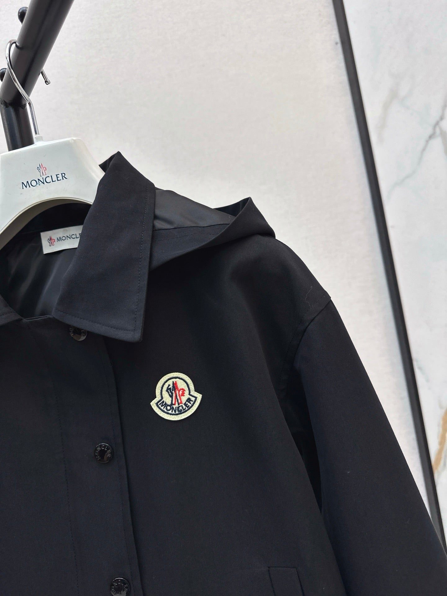 Mon 25 New hooded windbreaker jacket(BEIGI/BLACK)