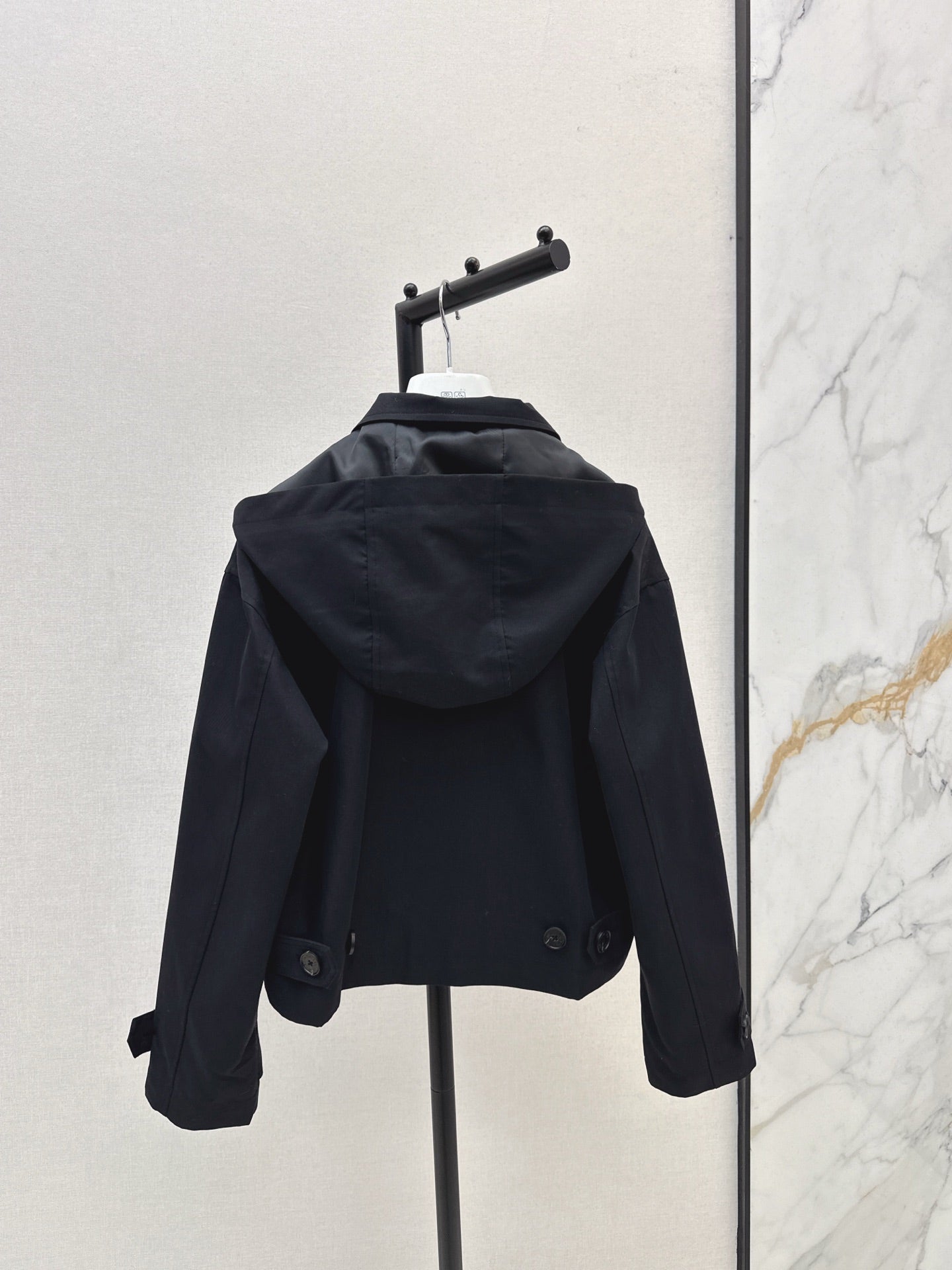 Mon 25 New hooded windbreaker jacket(BEIGI/BLACK)