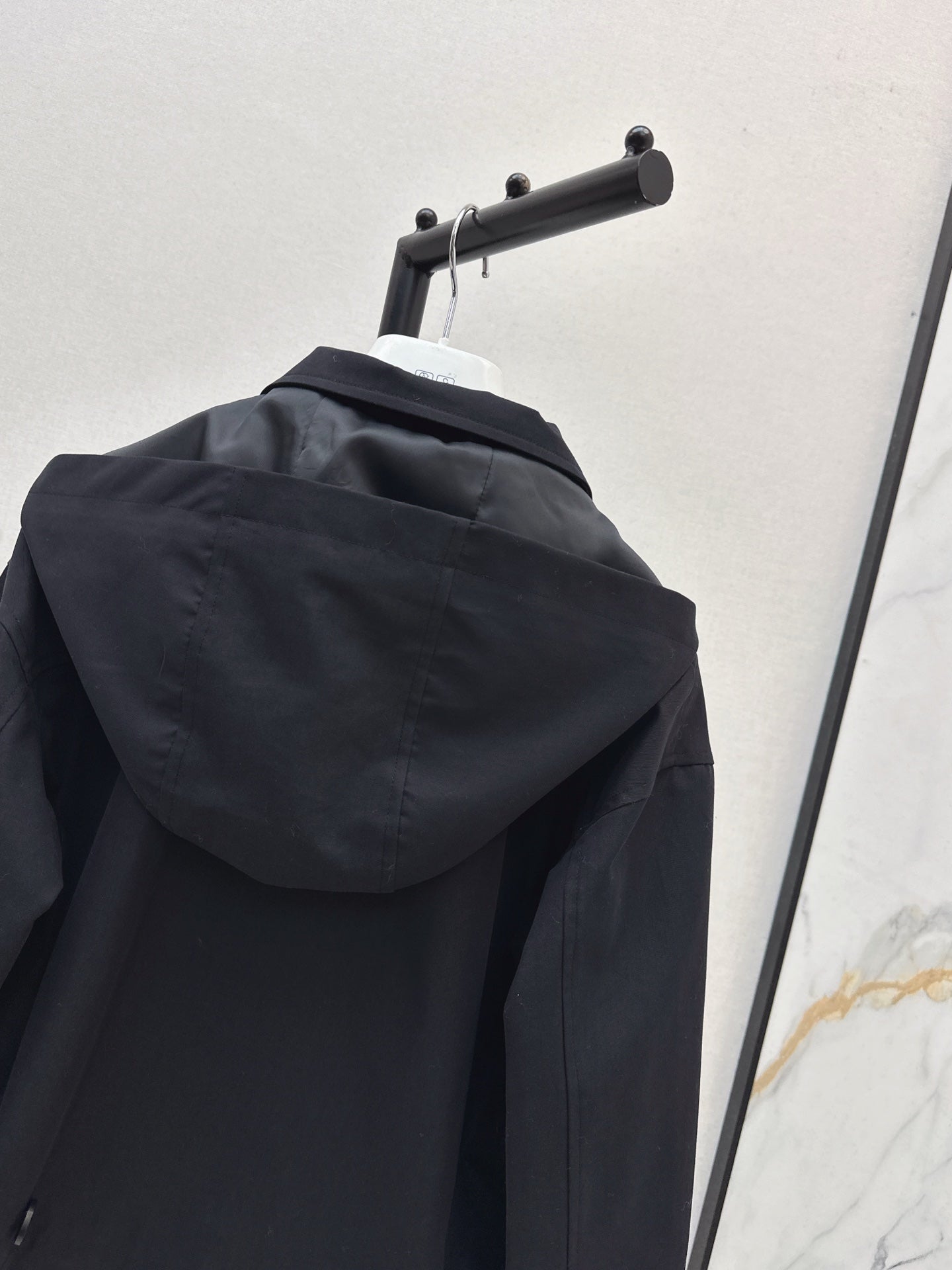 Mon 25 New hooded windbreaker jacket(BEIGI/BLACK)