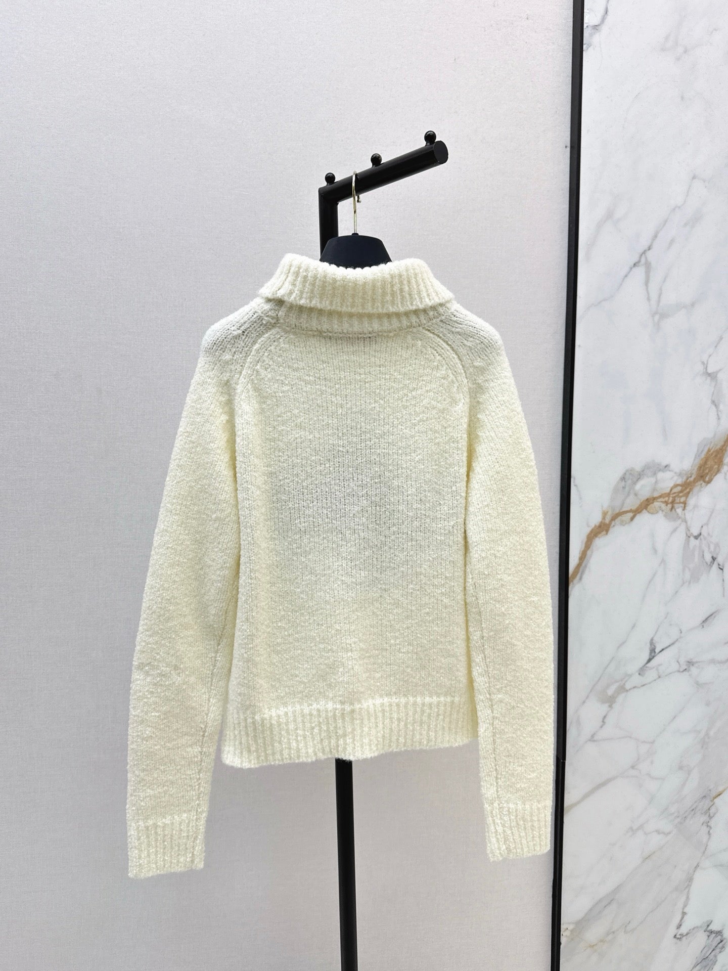 L 25 Turtleneck wool sweater(BLACK/KHAKI/WHITE)