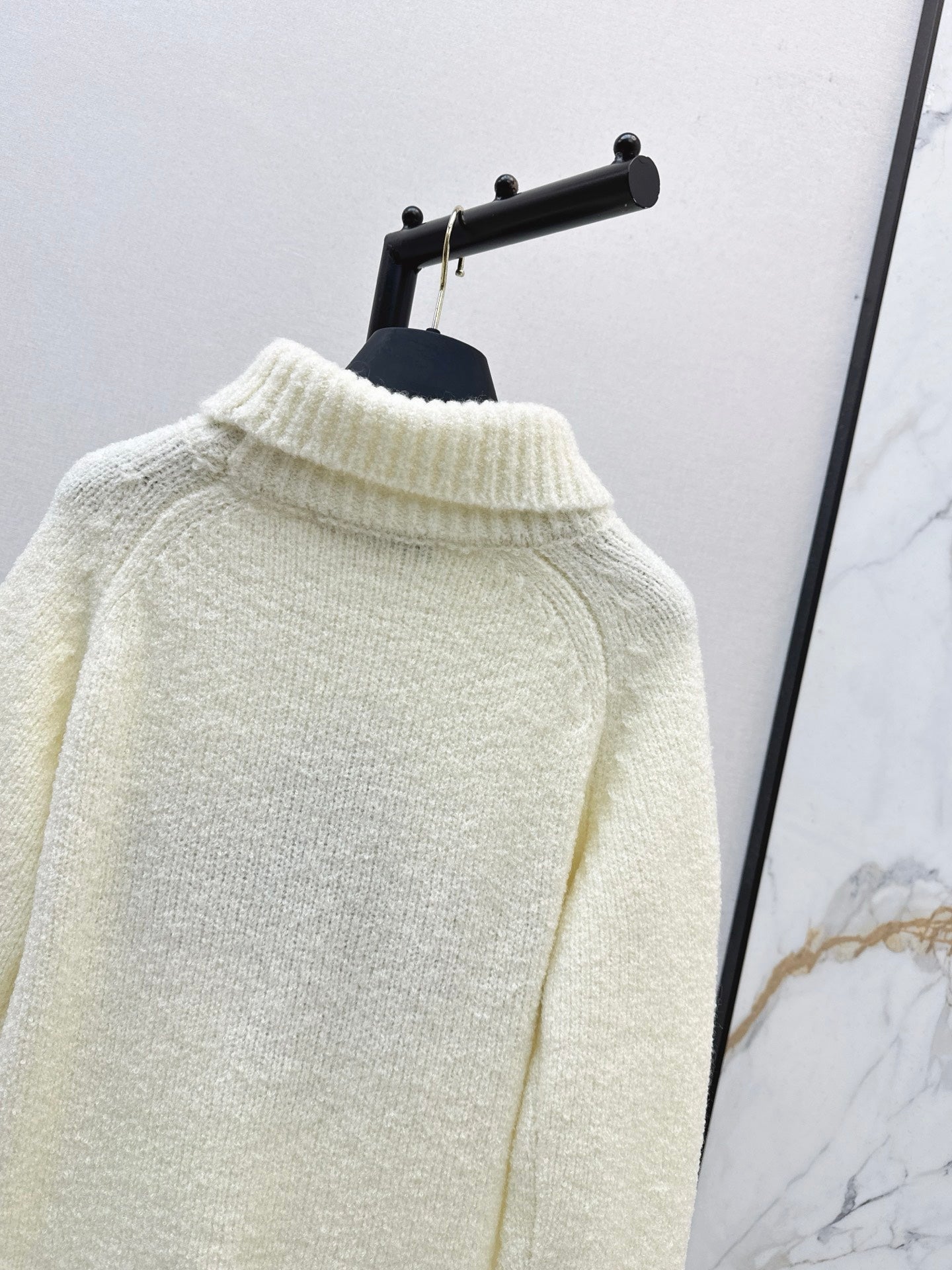 L 25 Turtleneck wool sweater(BLACK/KHAKI/WHITE)