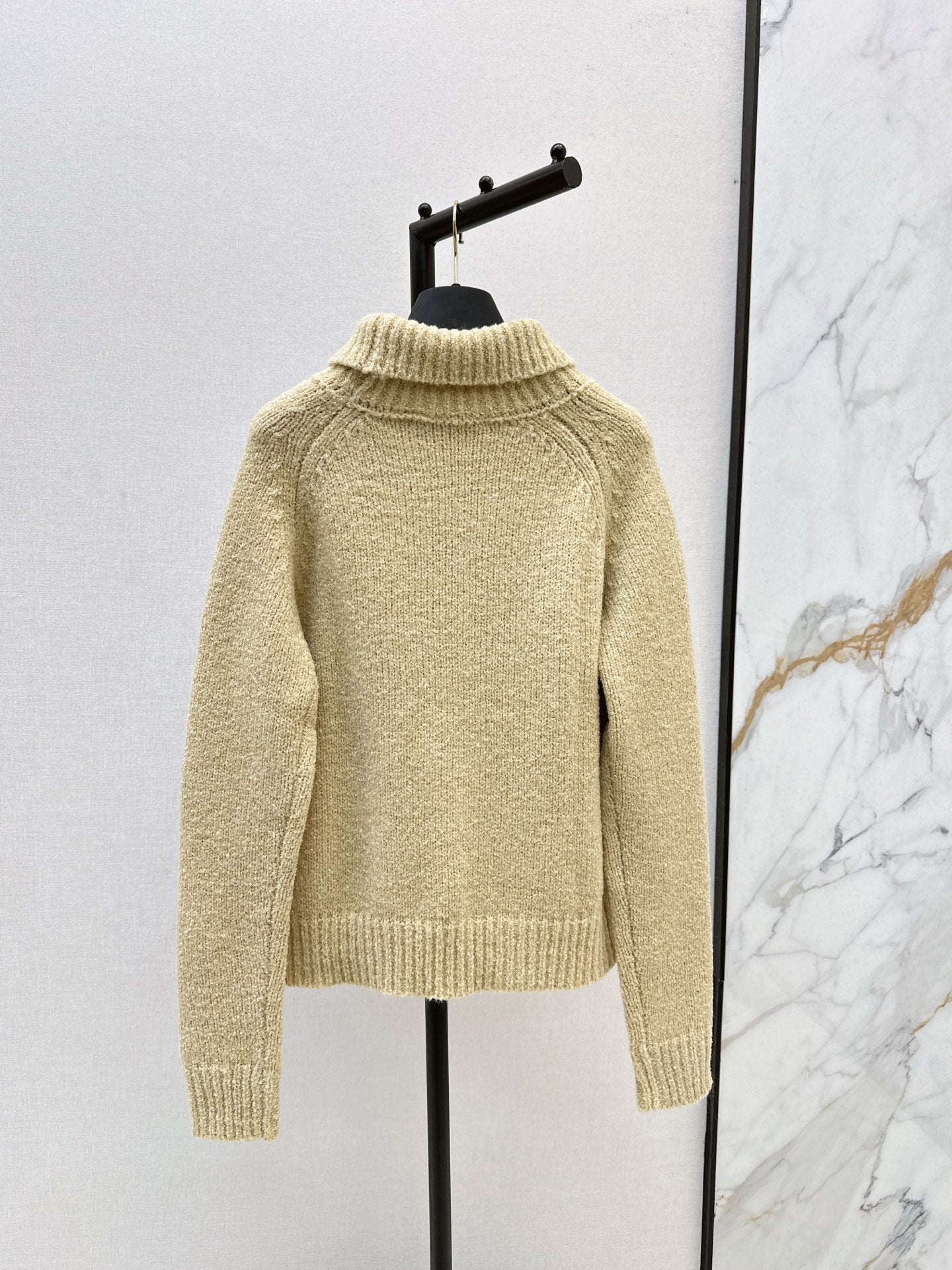 L 25 Turtleneck wool sweater(BLACK/KHAKI/WHITE)