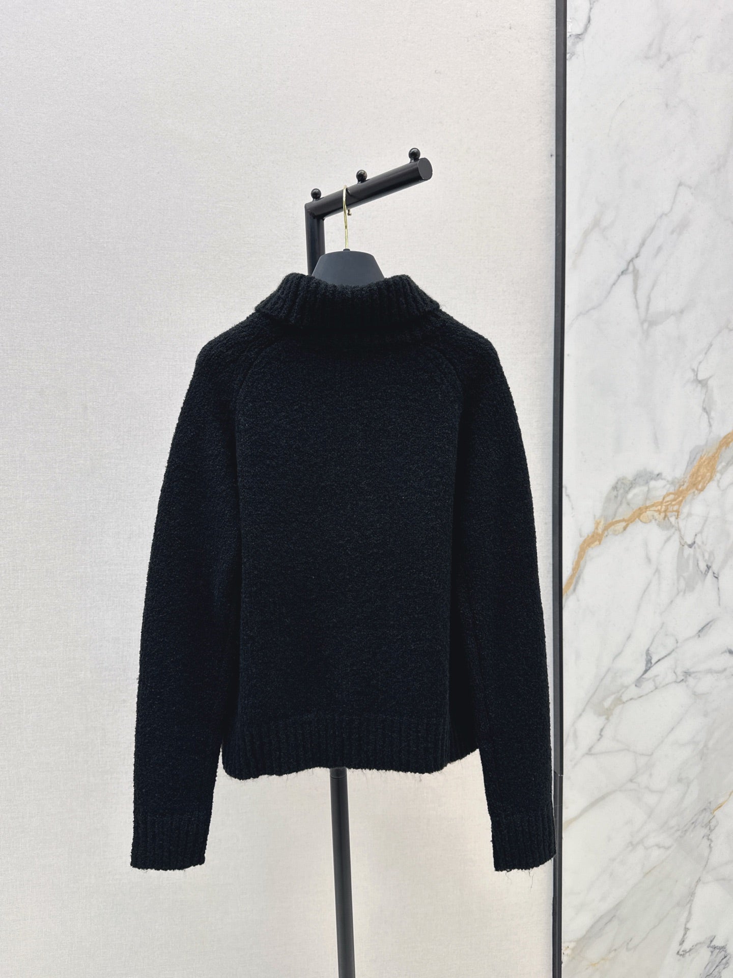 L 25 Turtleneck wool sweater(BLACK/KHAKI/WHITE)