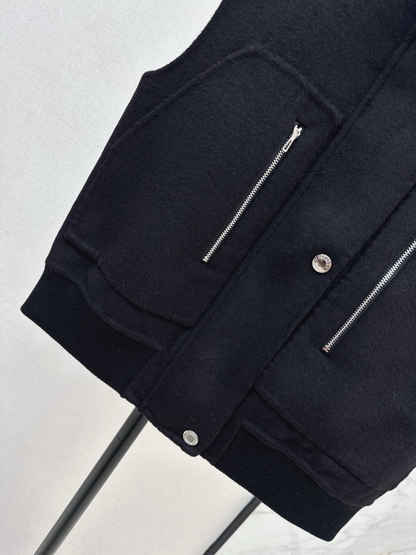 He 25 Wool double-faced vest jacket