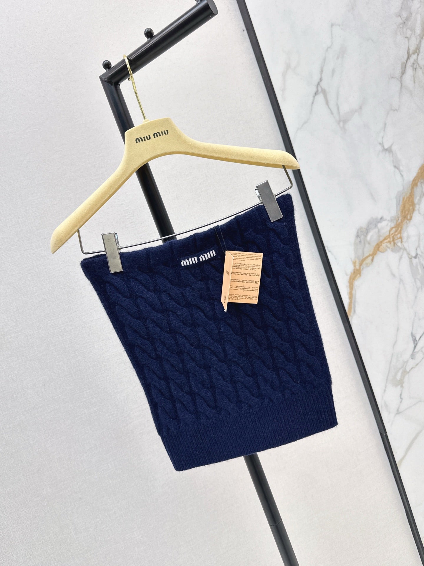 Mi 25 Cable Knit Tube Top