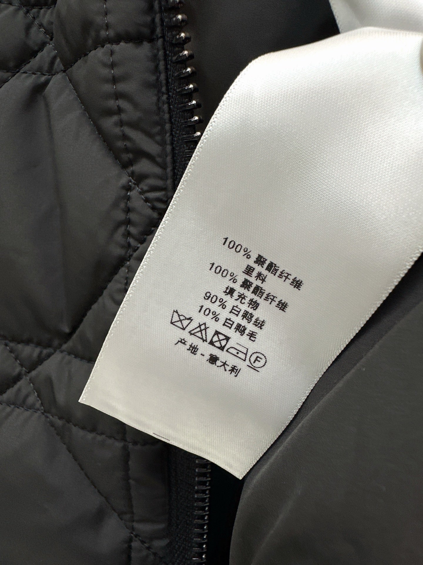 Di 25 Plaid hooded down jacket(WHITE/BLACK)