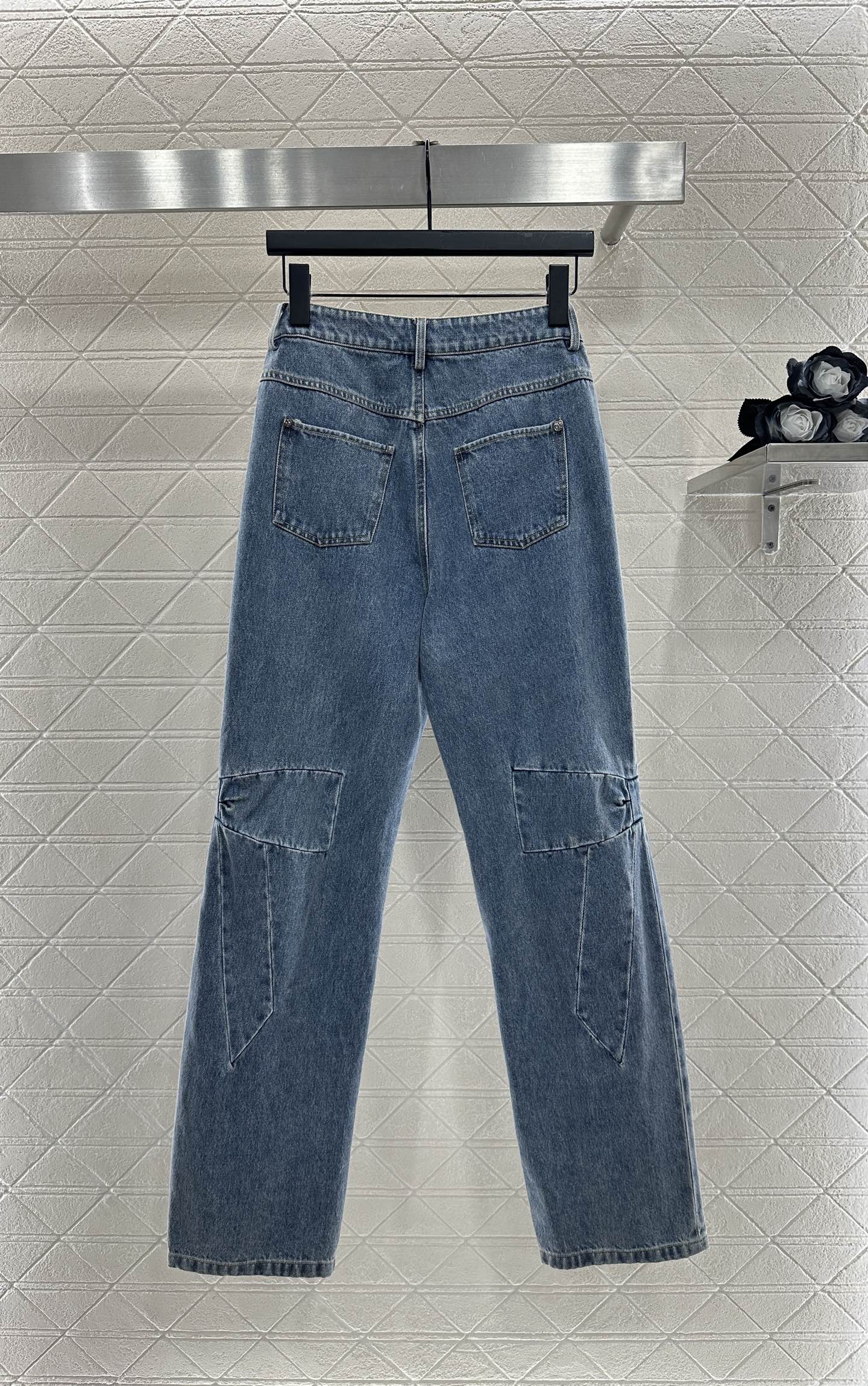 C 25 Butterfly Denim Pants