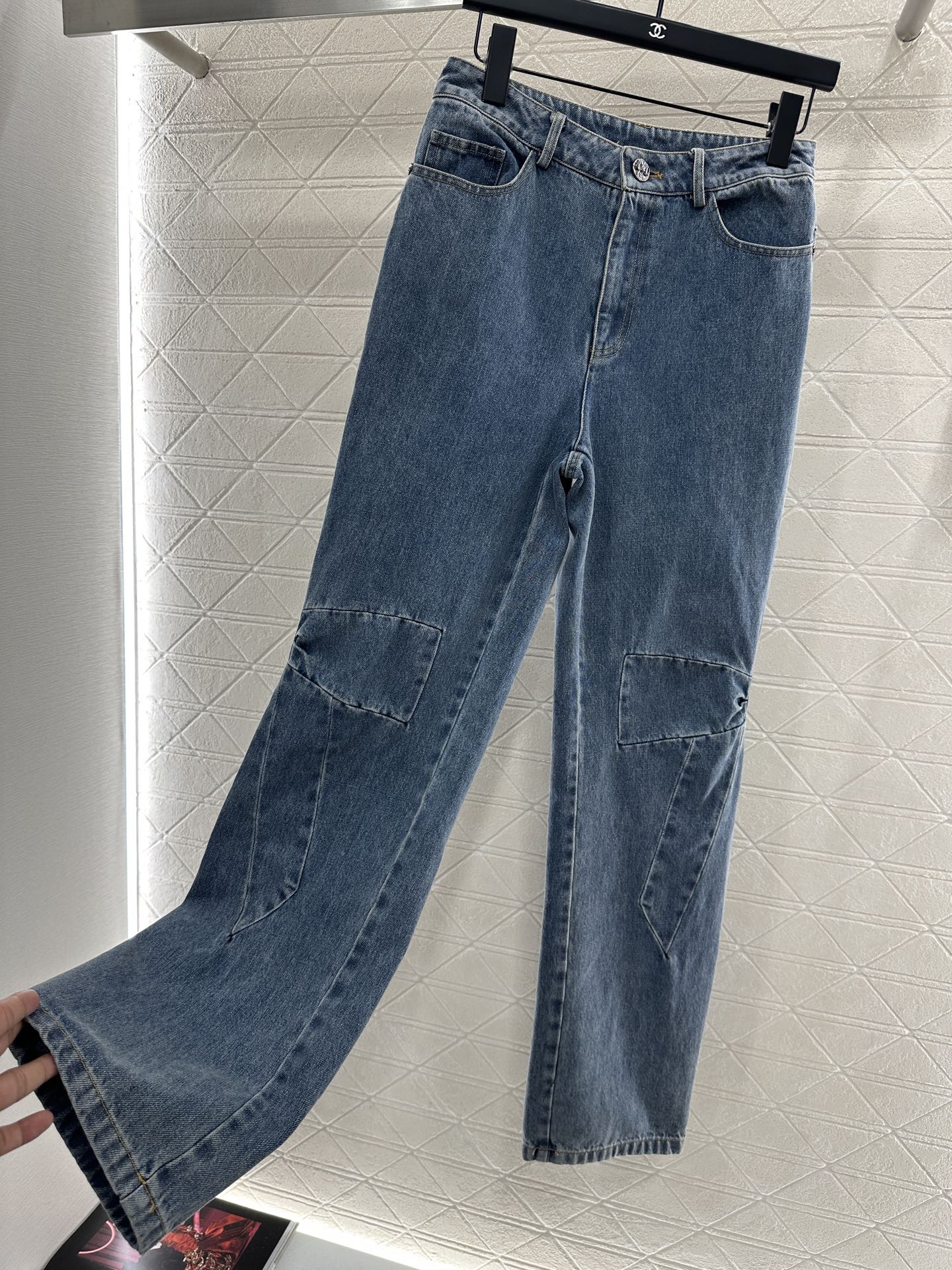 C 25 Butterfly Denim Pants