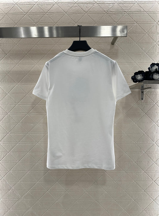 L 25 Chain Print Short Sleeves