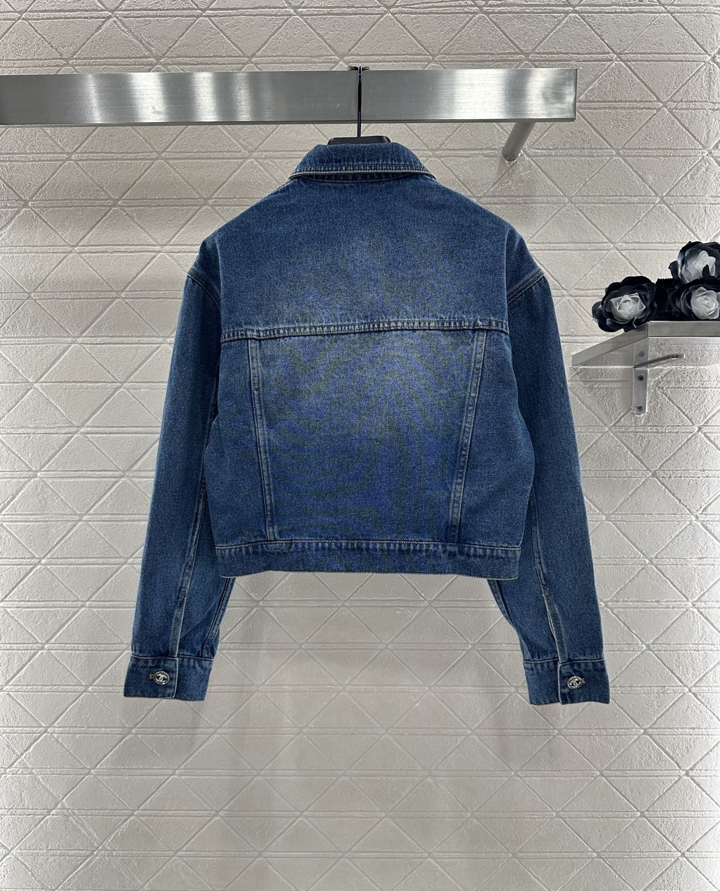 C 25 Heart logo denim jacket
