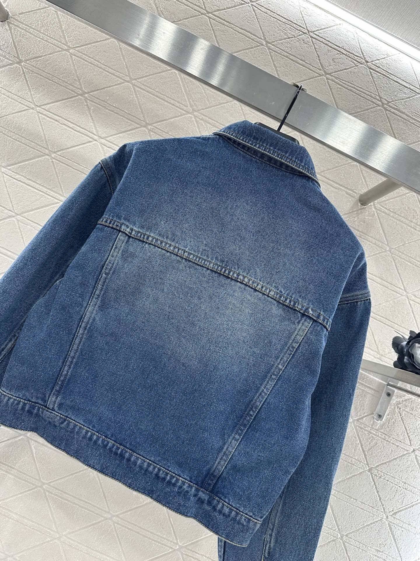 C 25 Heart logo denim jacket