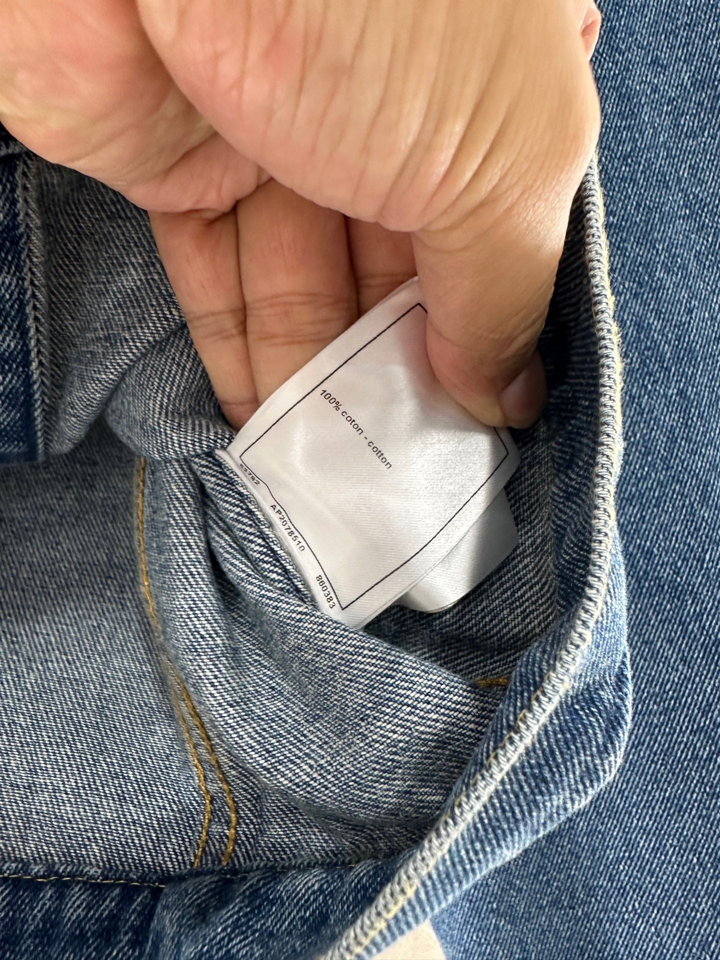 C 25 Heart logo denim jacket