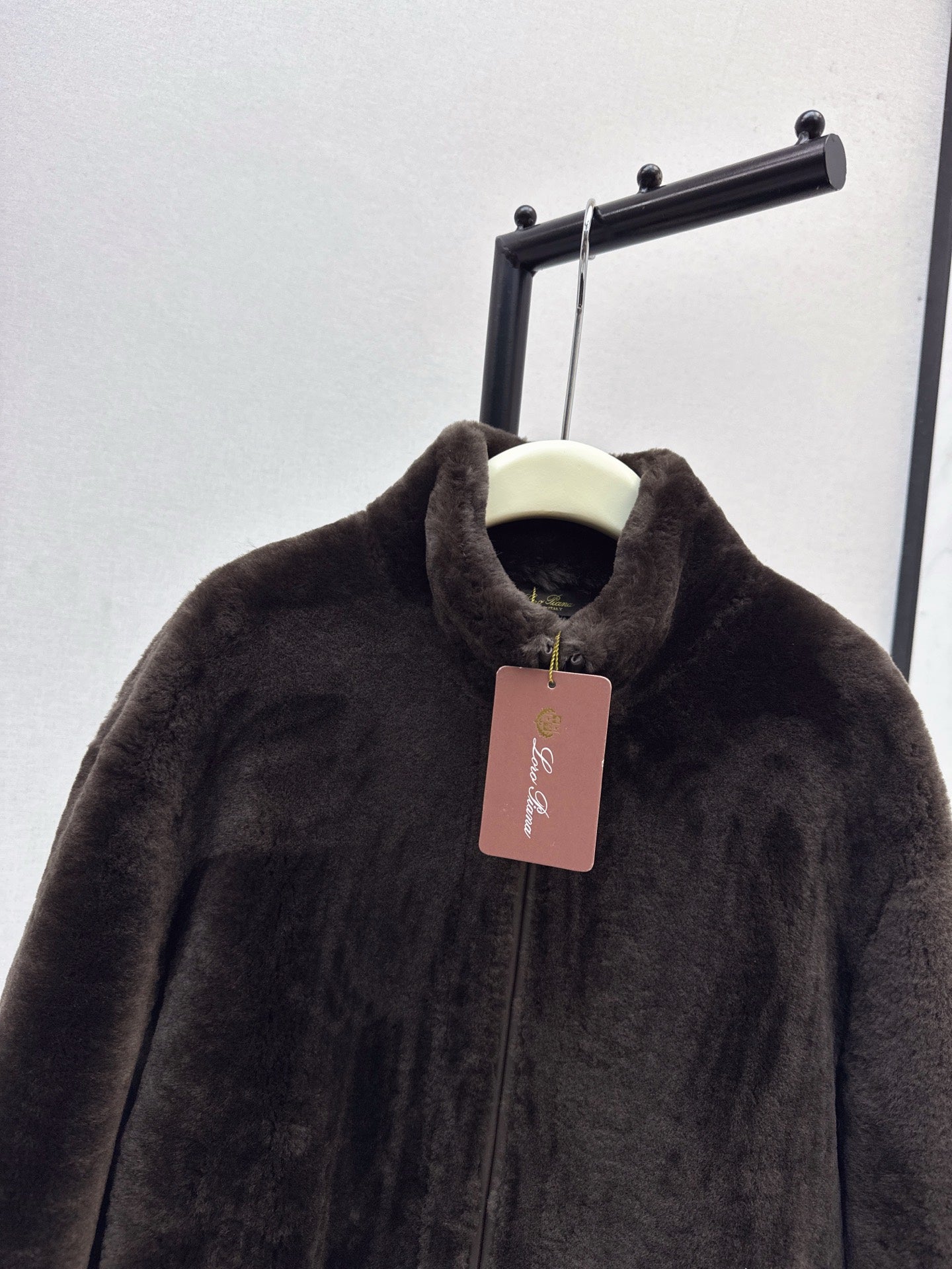 Lor 25 Fur coat with high collar