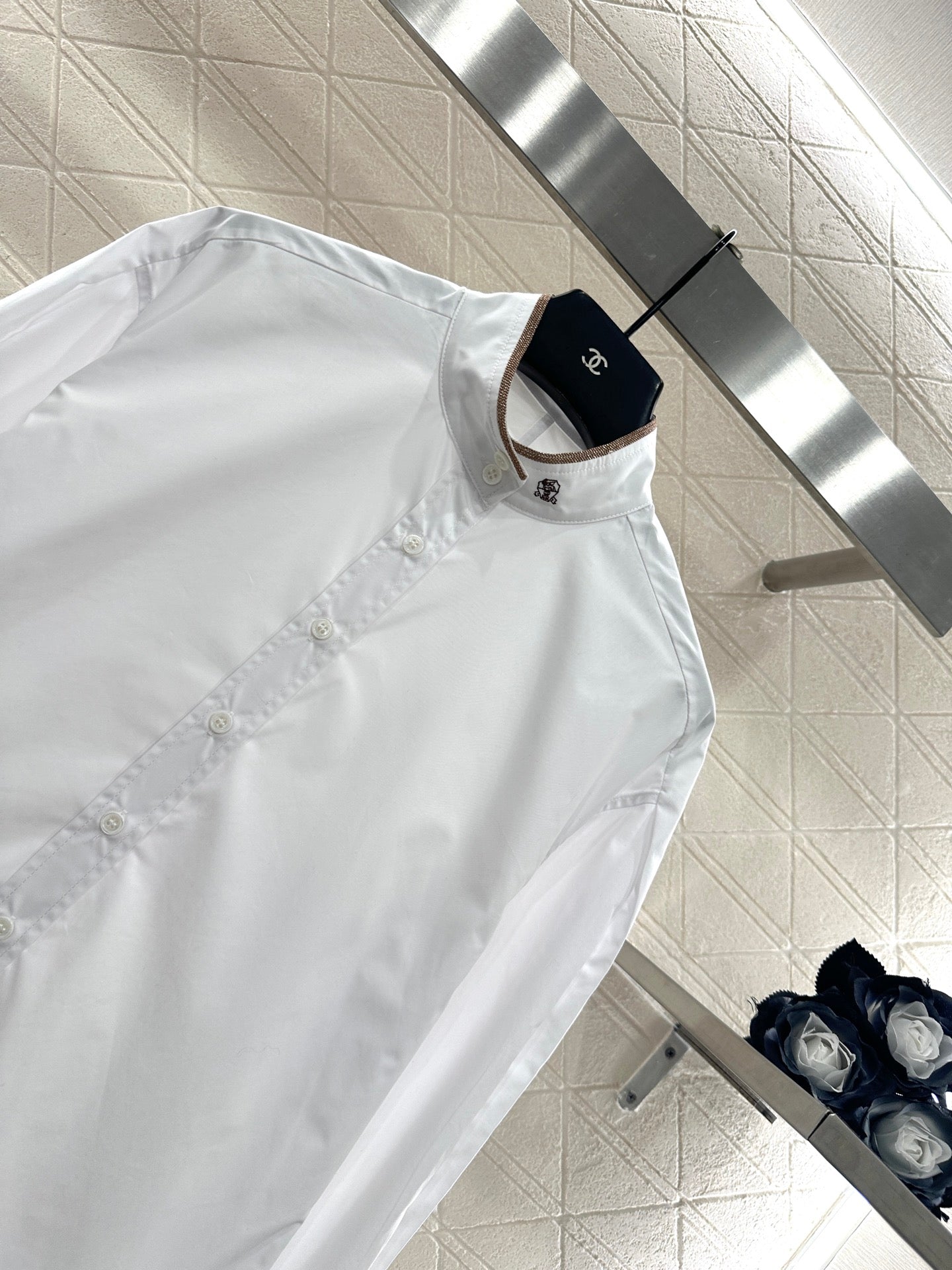 Bru 25 Stand collar shirt