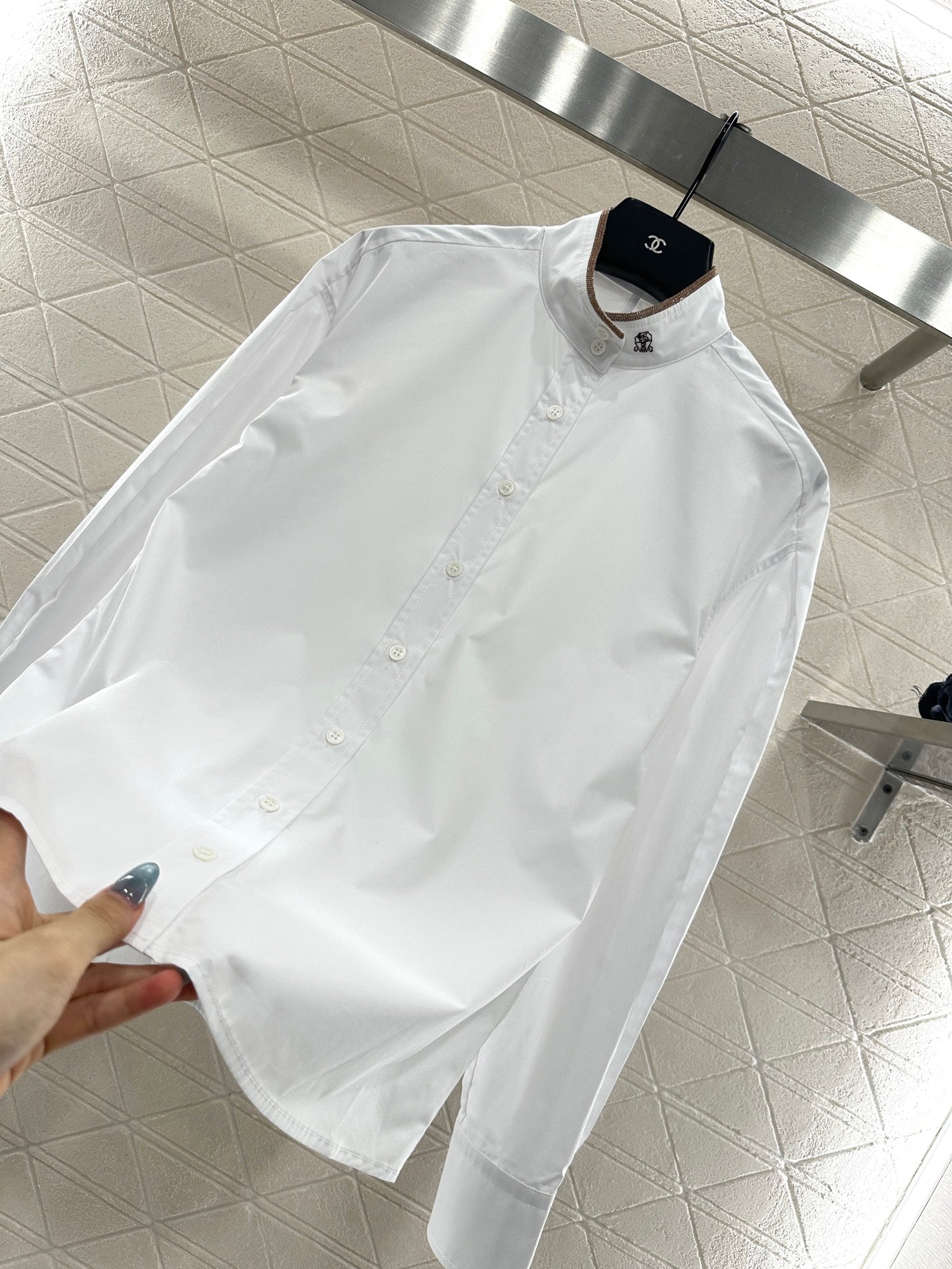 Bru 25 Stand collar shirt