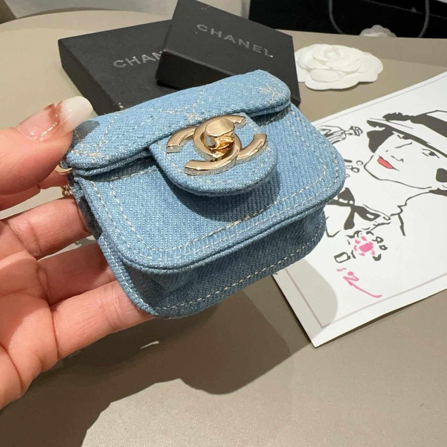 C 25 Cowboy headphone bag decoration