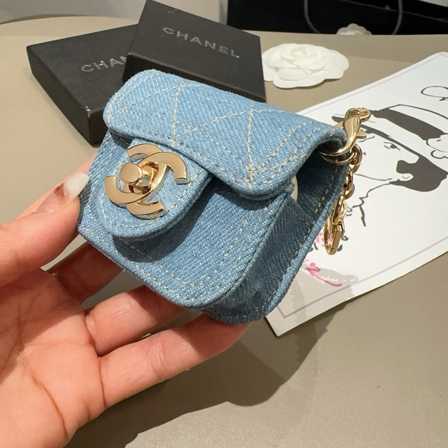 C 25 Cowboy headphone bag decoration