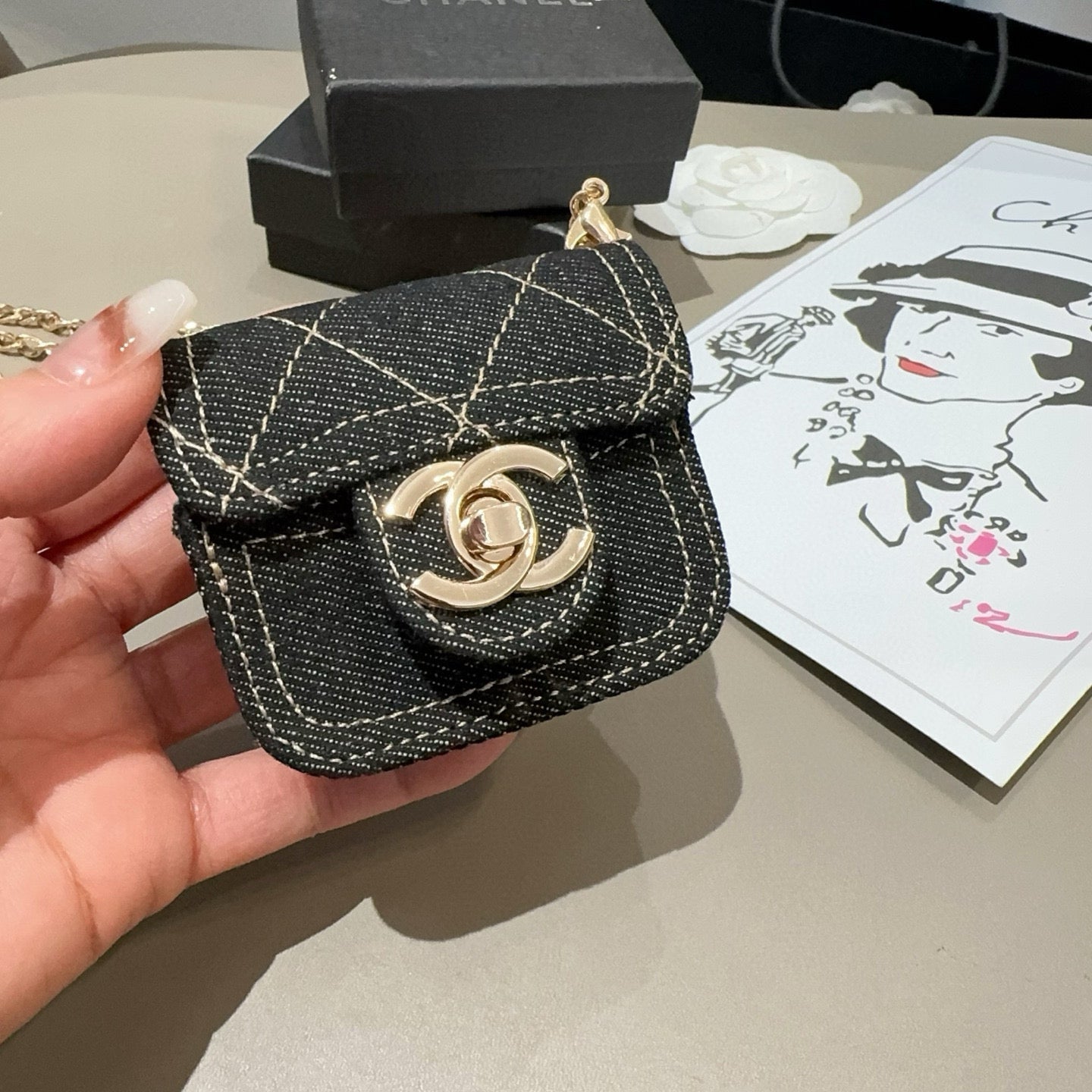 C 25 Cowboy headphone bag decoration
