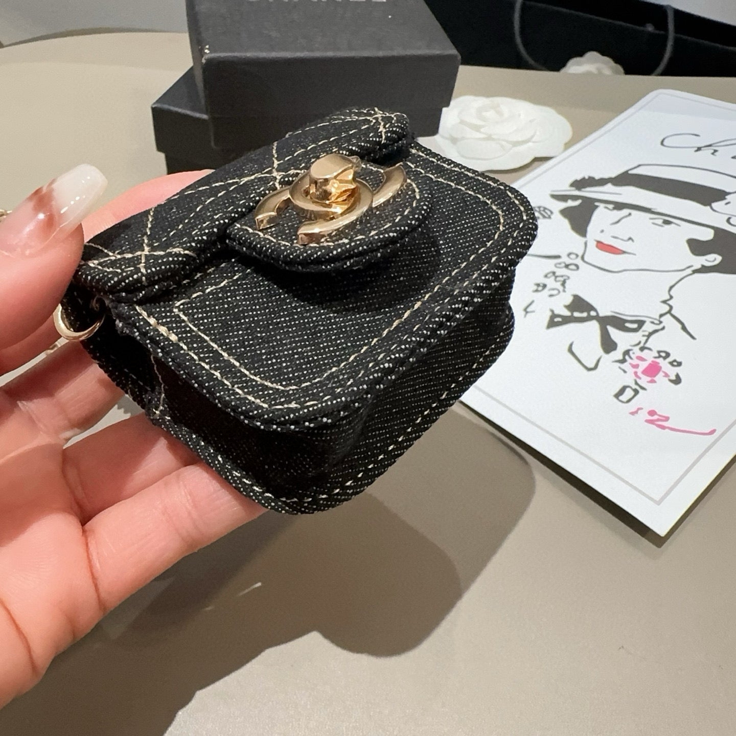 C 25 Cowboy headphone bag decoration